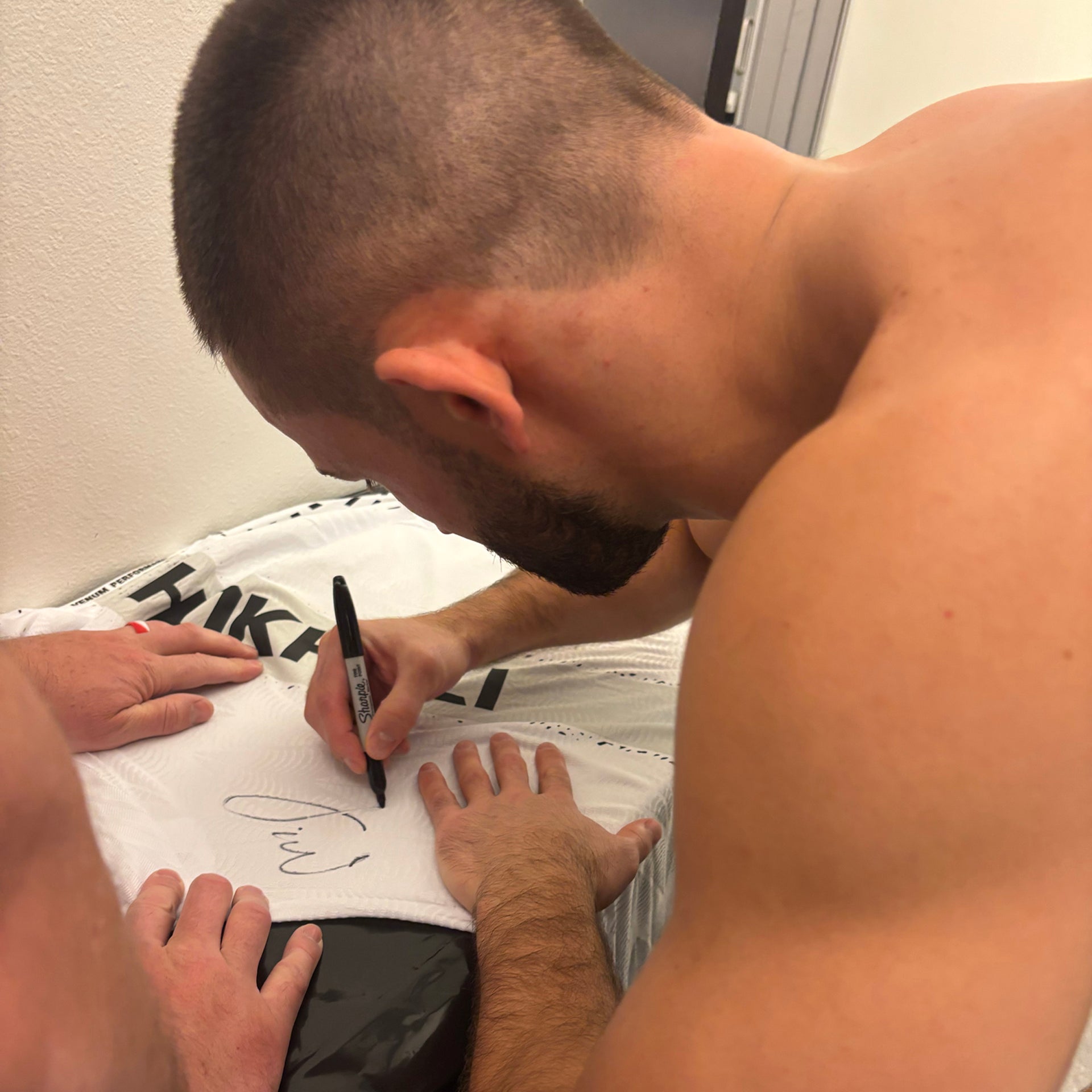 Levan Chokheli Signed 1-of-1 Fight Worn Jersey UFC Fight Night: Kape vs Horiguchi 2