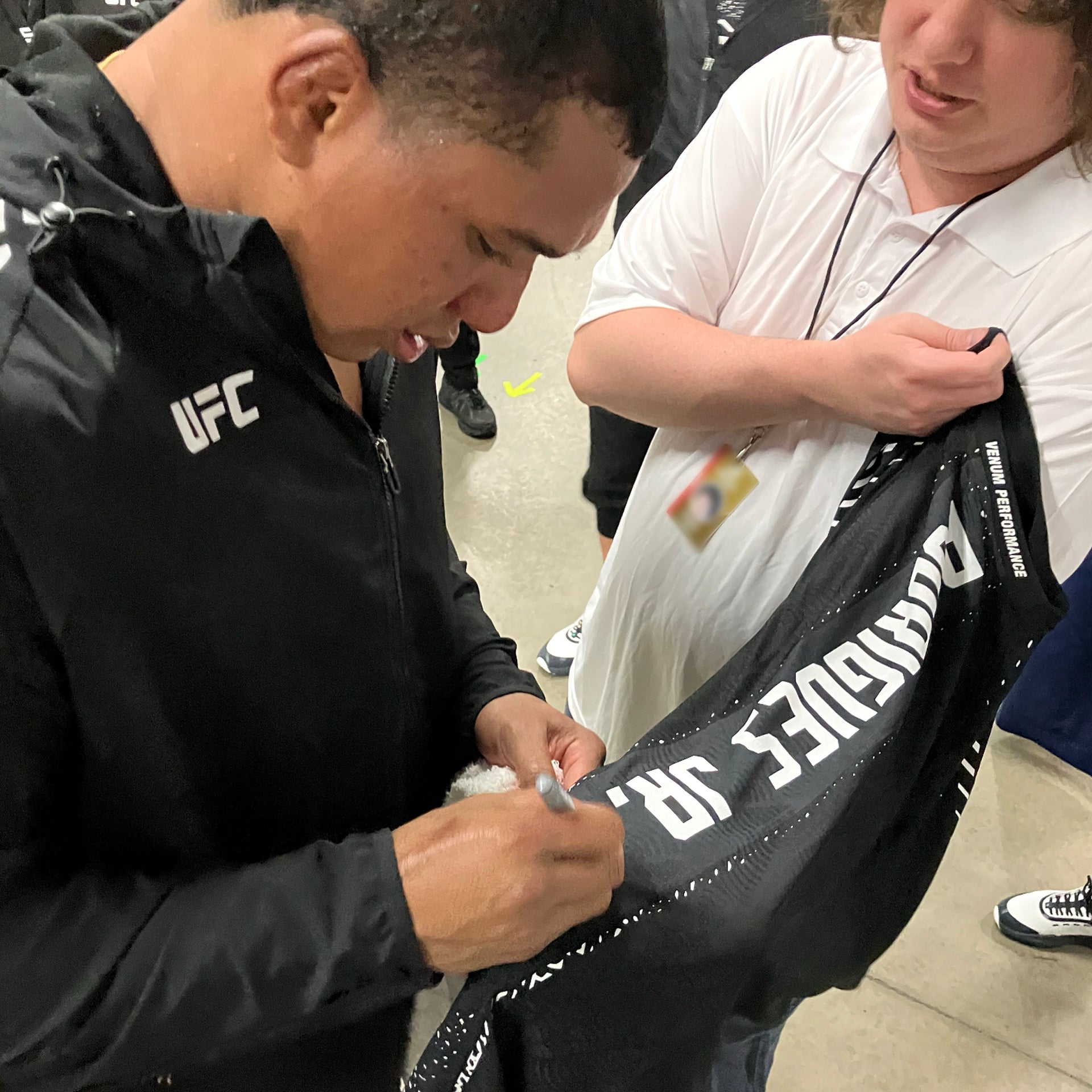 Levi Rodrigues Jr Signed 1-of-1 Fight Worn Jersey UFC Fight Night: Du Plessis vs Usman