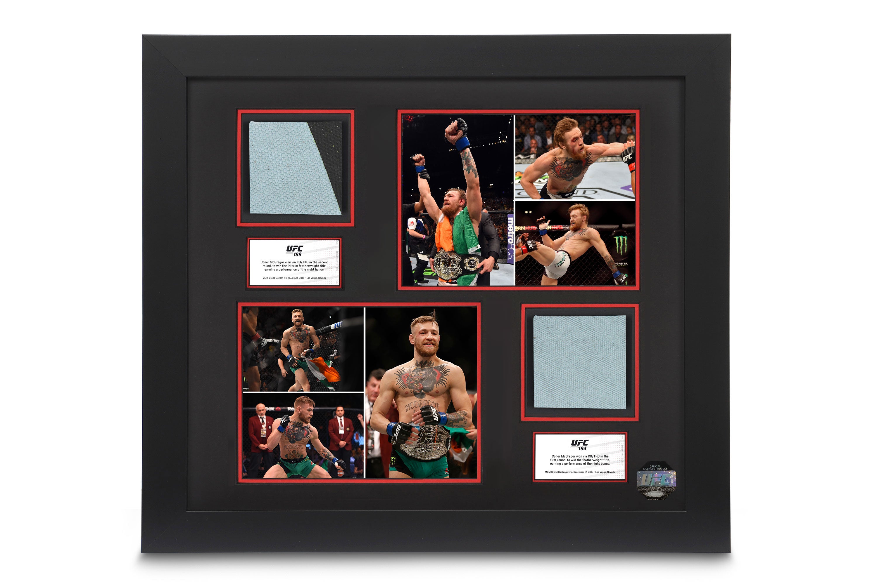 Conor McGregor Limited-Edition UFC Champion Dual Canvas & Photo