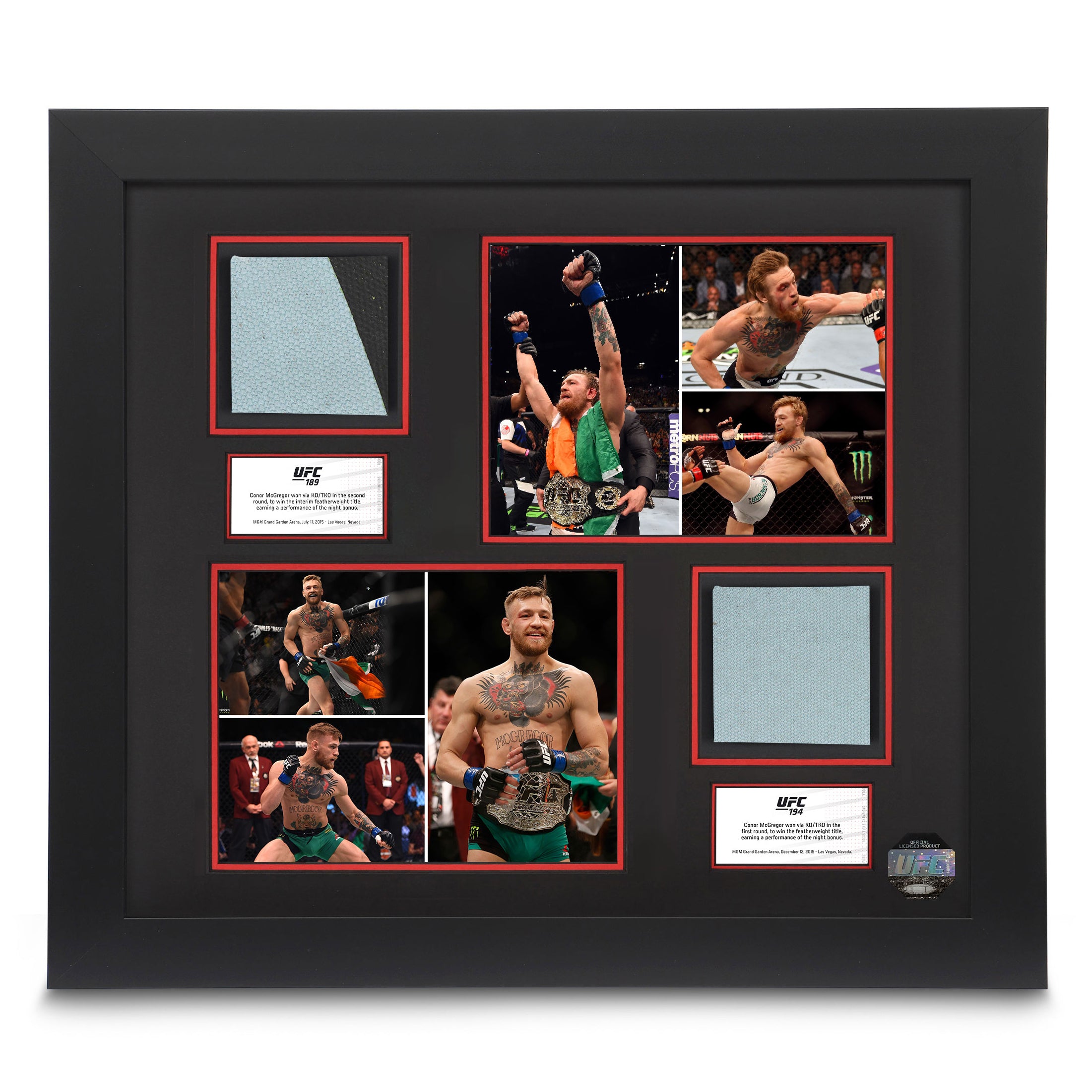 Conor McGregor Limited-Edition UFC Champion Dual Canvas & Photo