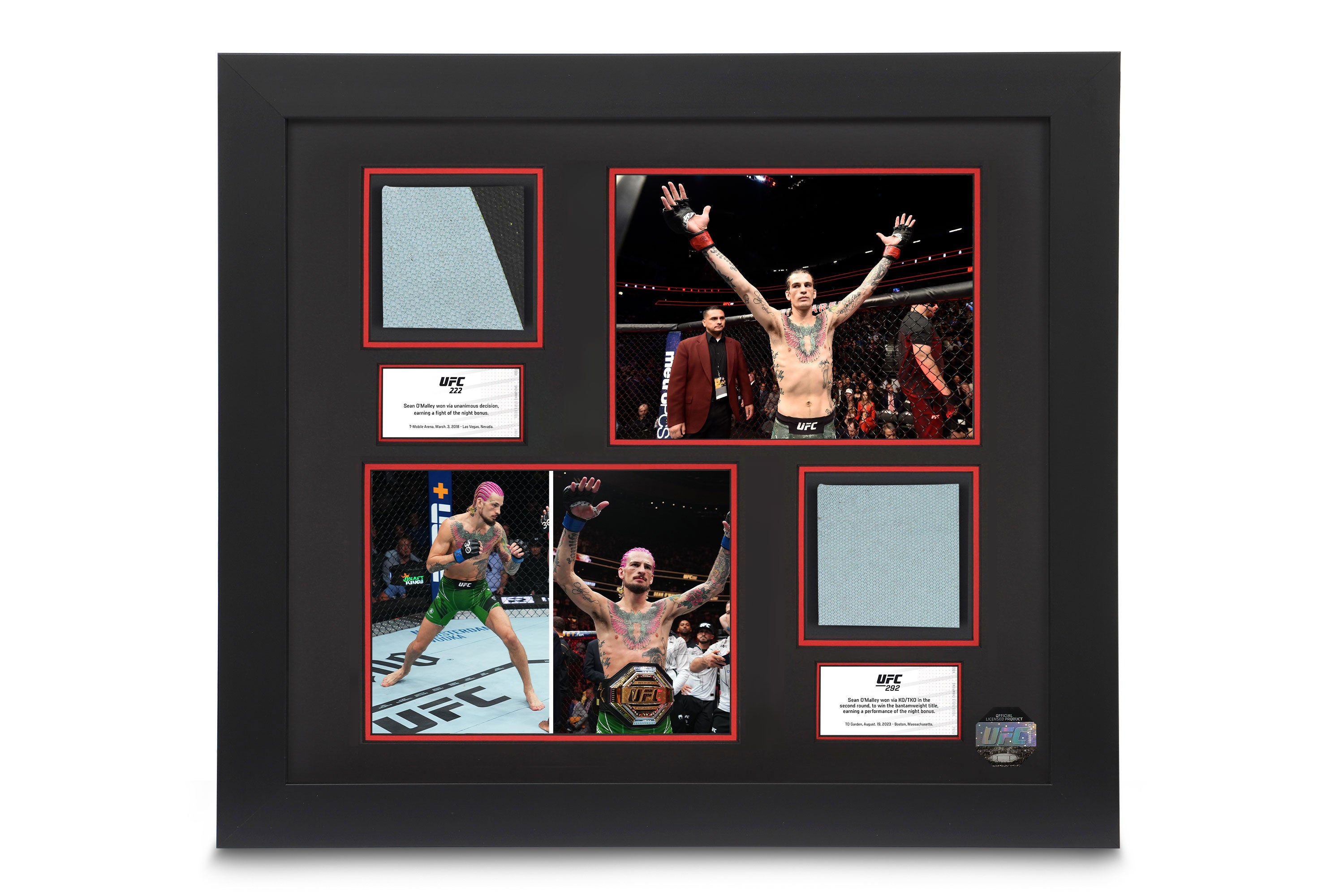 Sean O’Malley Limited-Edition UFC Champion Dual Canvas & Photo