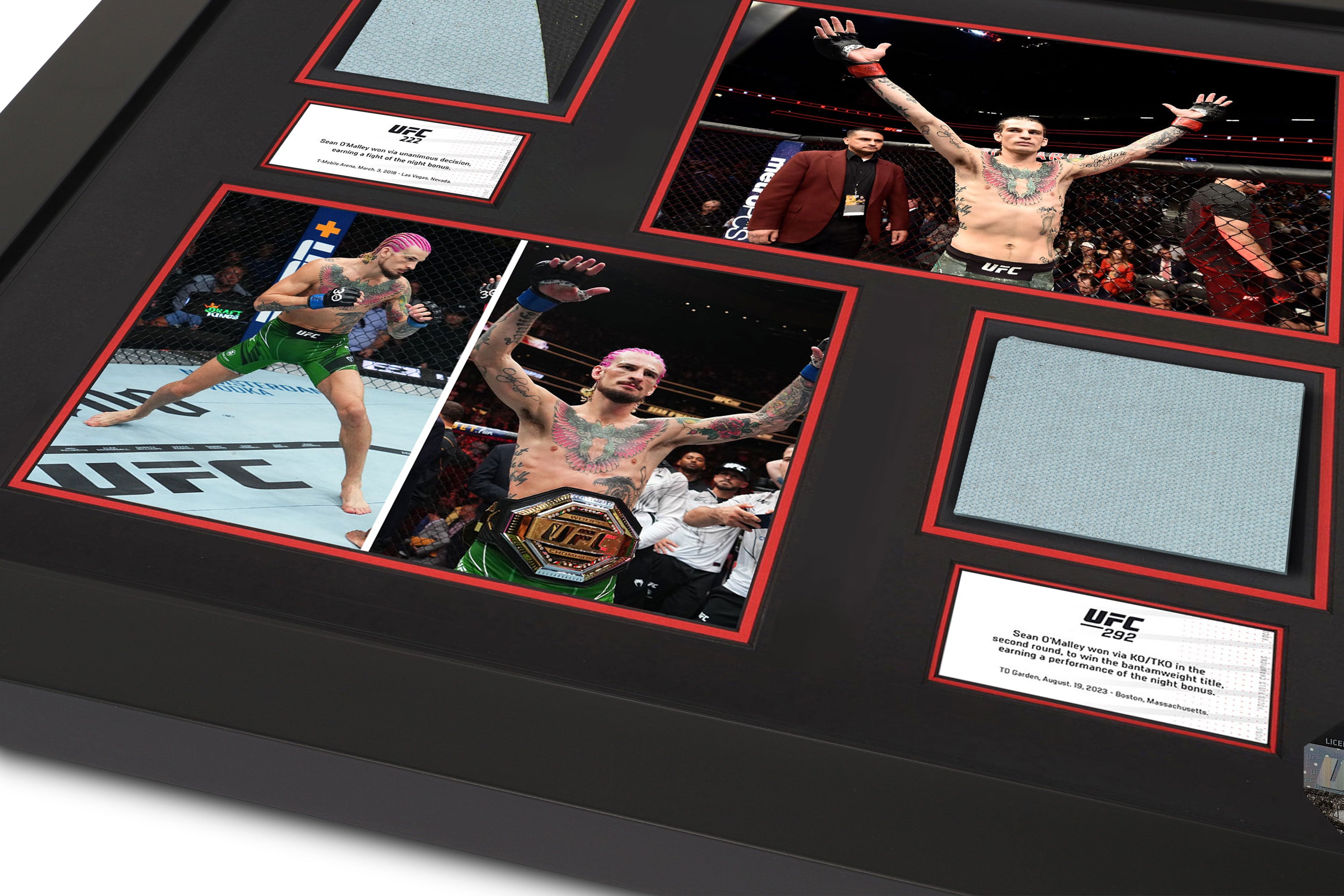 Sean O’Malley Limited-Edition UFC Champion Dual Canvas & Photo