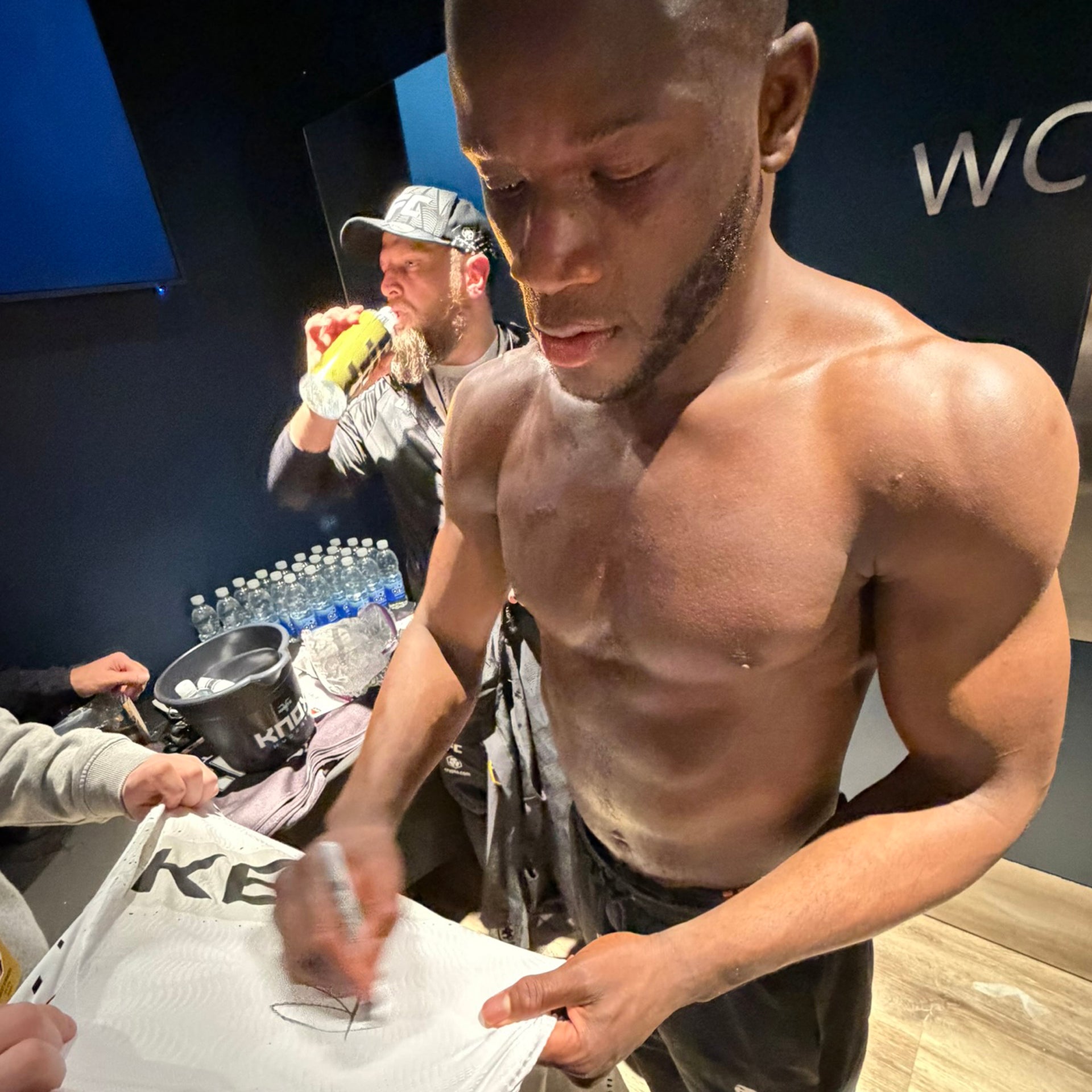 Losene Keita Signed 1-of-1 Fight Worn Jersey UFC Fight Night: Evloev vs Murphy