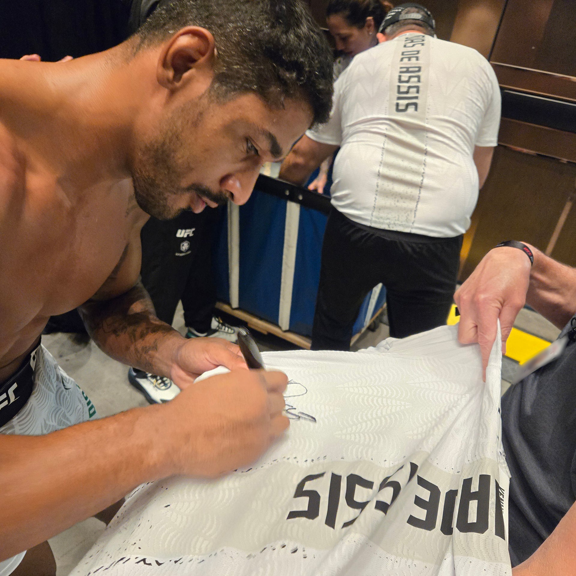 Luis Felipe Signed 1-of-1 Fight Worn Jersey UFC Fight Night: Song vs Figueiredo