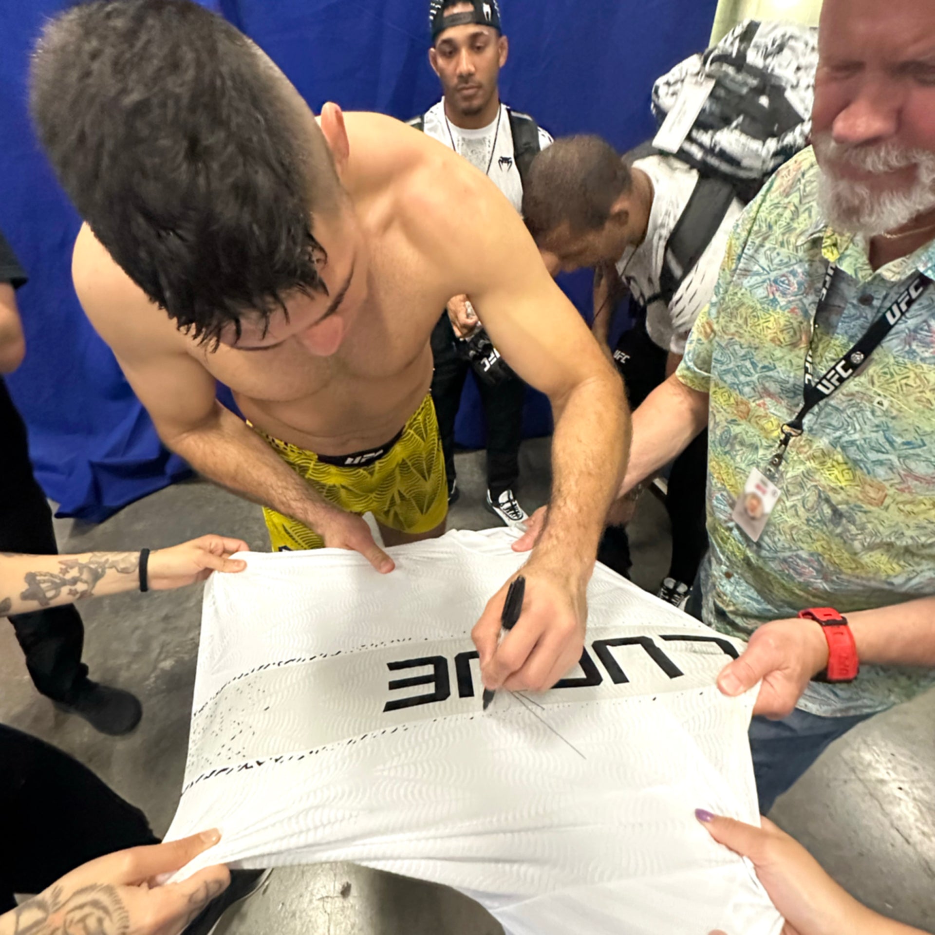 Vicente Luque Signed 1-of-1 Fight Worn Jersey UFC 327: Procházka vs Ulberg