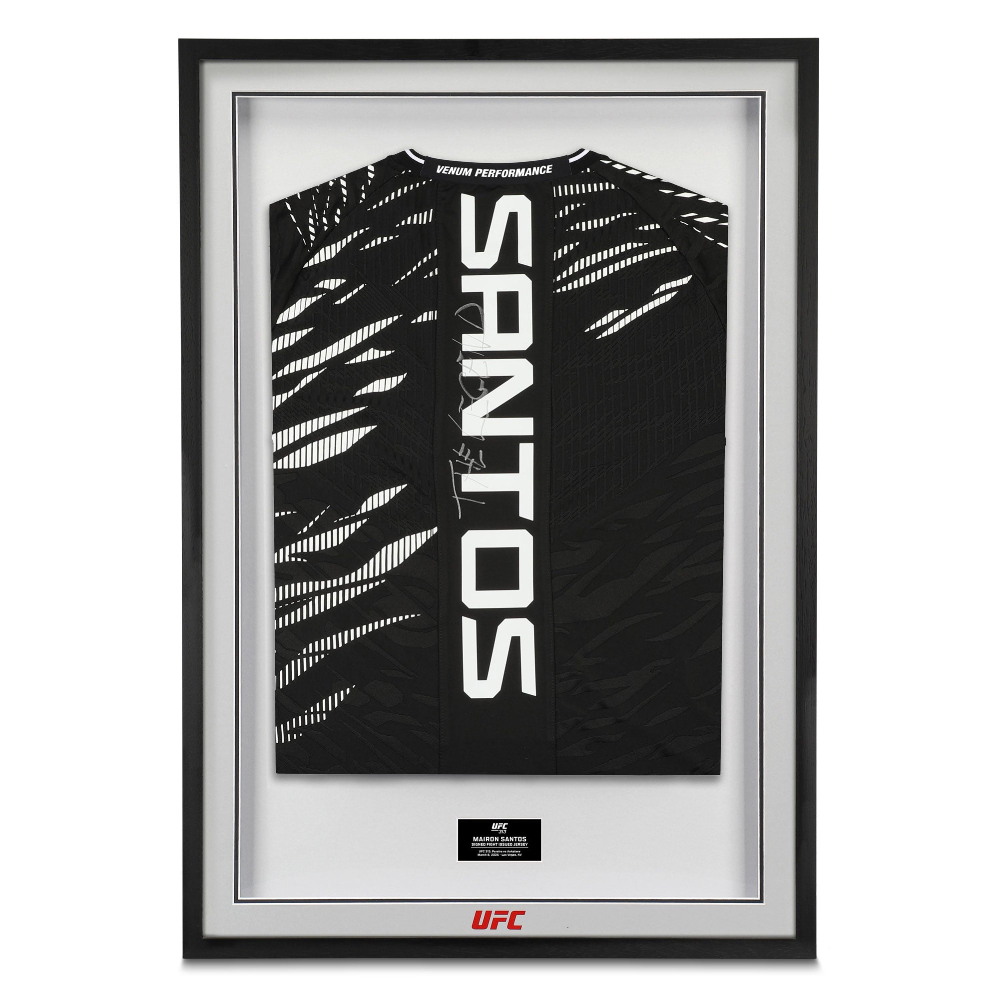 Mairon Santos Signed 1-of-1 Fight Issued Jersey UFC 313: Pereira vs Ankalaev