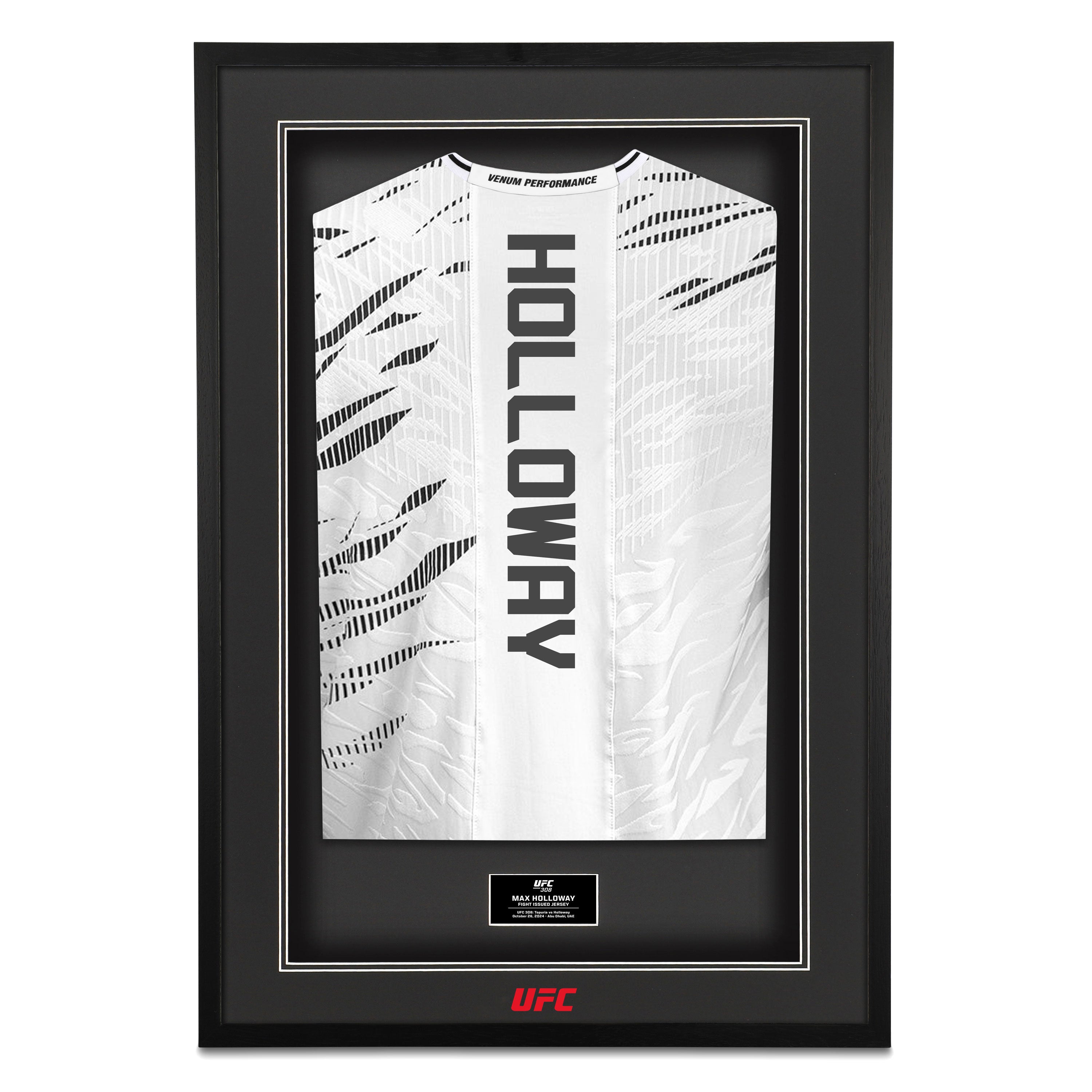 Max Holloway 1-of-1 Fight Issued Jersey UFC 308: Topuria vs Holloway