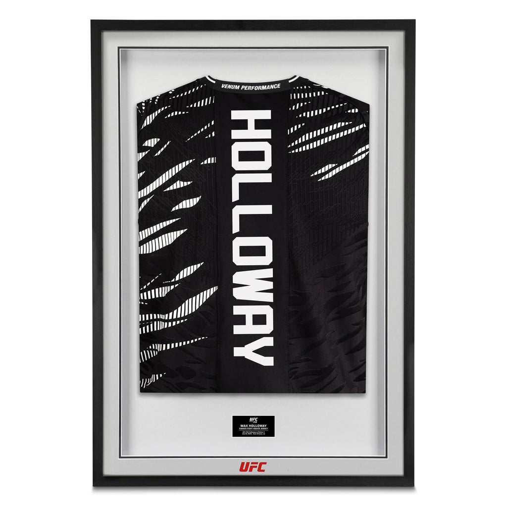 Max Holloway Signed 1-of-1 Fight Worn Jersey UFC 318: Holloway vs Poirier 3