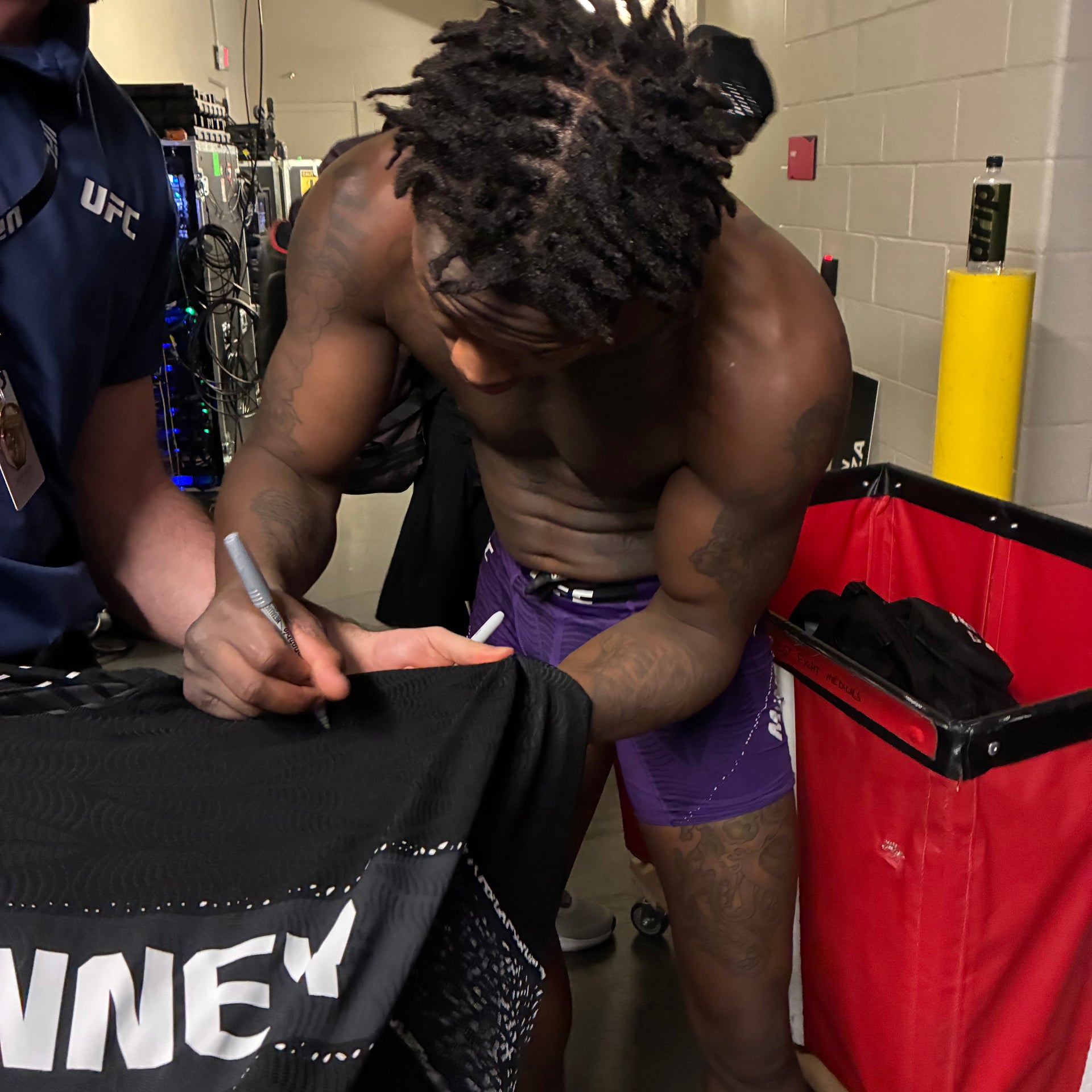 Terrance McKinney Signed 1-of-1 Fight Worn Jersey UFC 323: Dvalishvili vs Yan 2