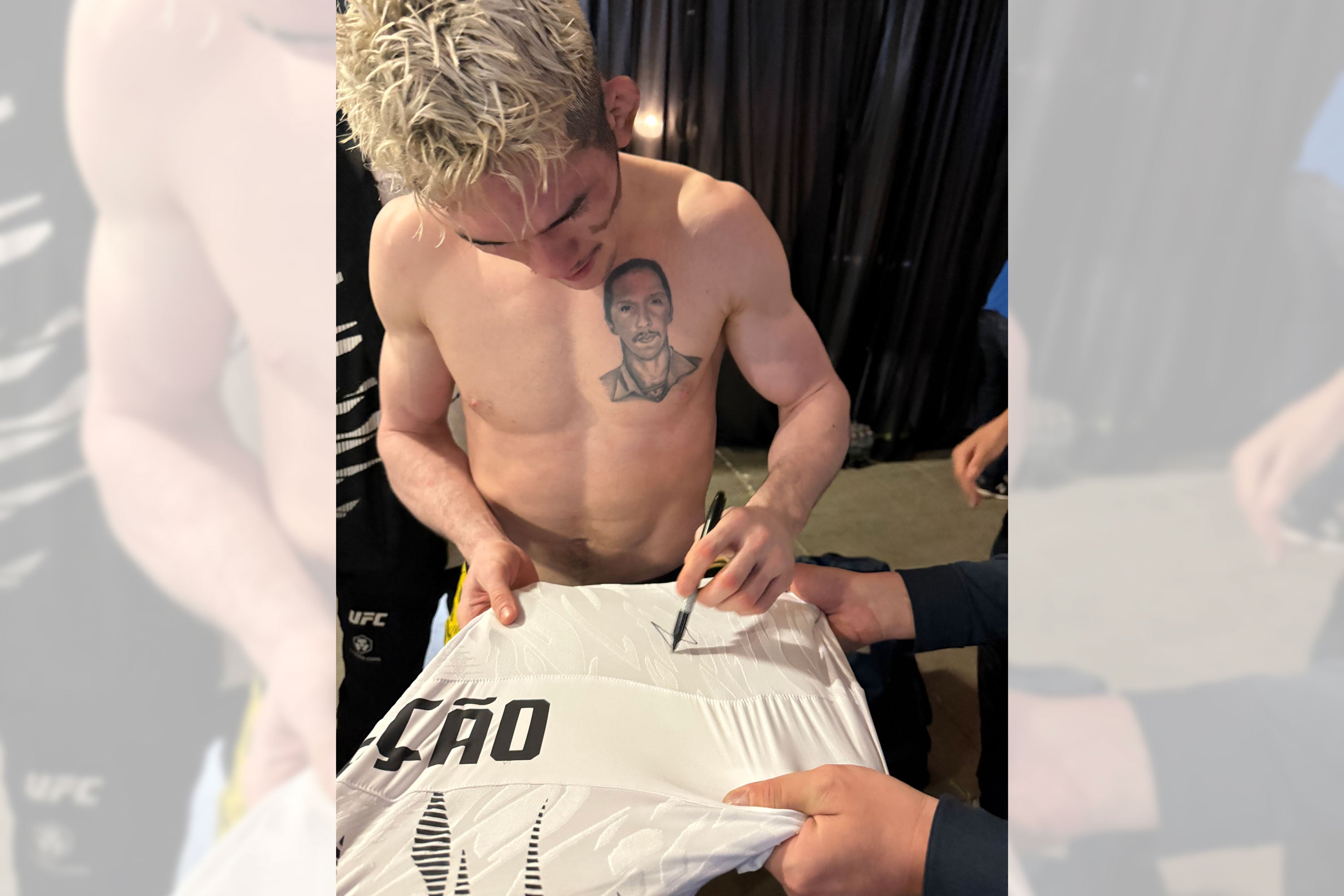 Melquizael Costa Signed 1-of-1 Fight Issued Jersey UFC Fight Night: Moreno vs Erceg