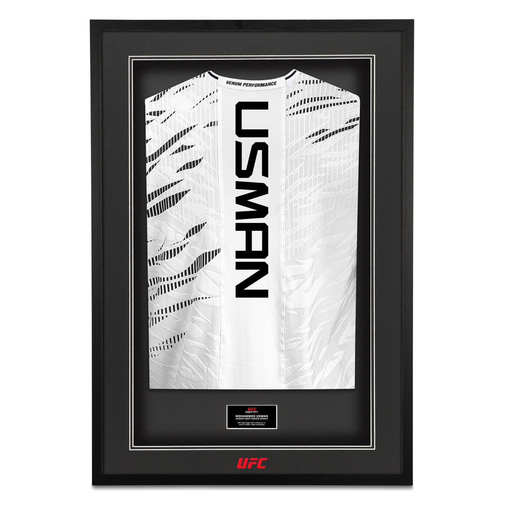 Mohammed Usman Signed 1-of-1 Fight Issued Jersey UFC Fight Night: Hill vs Rountree Jr
