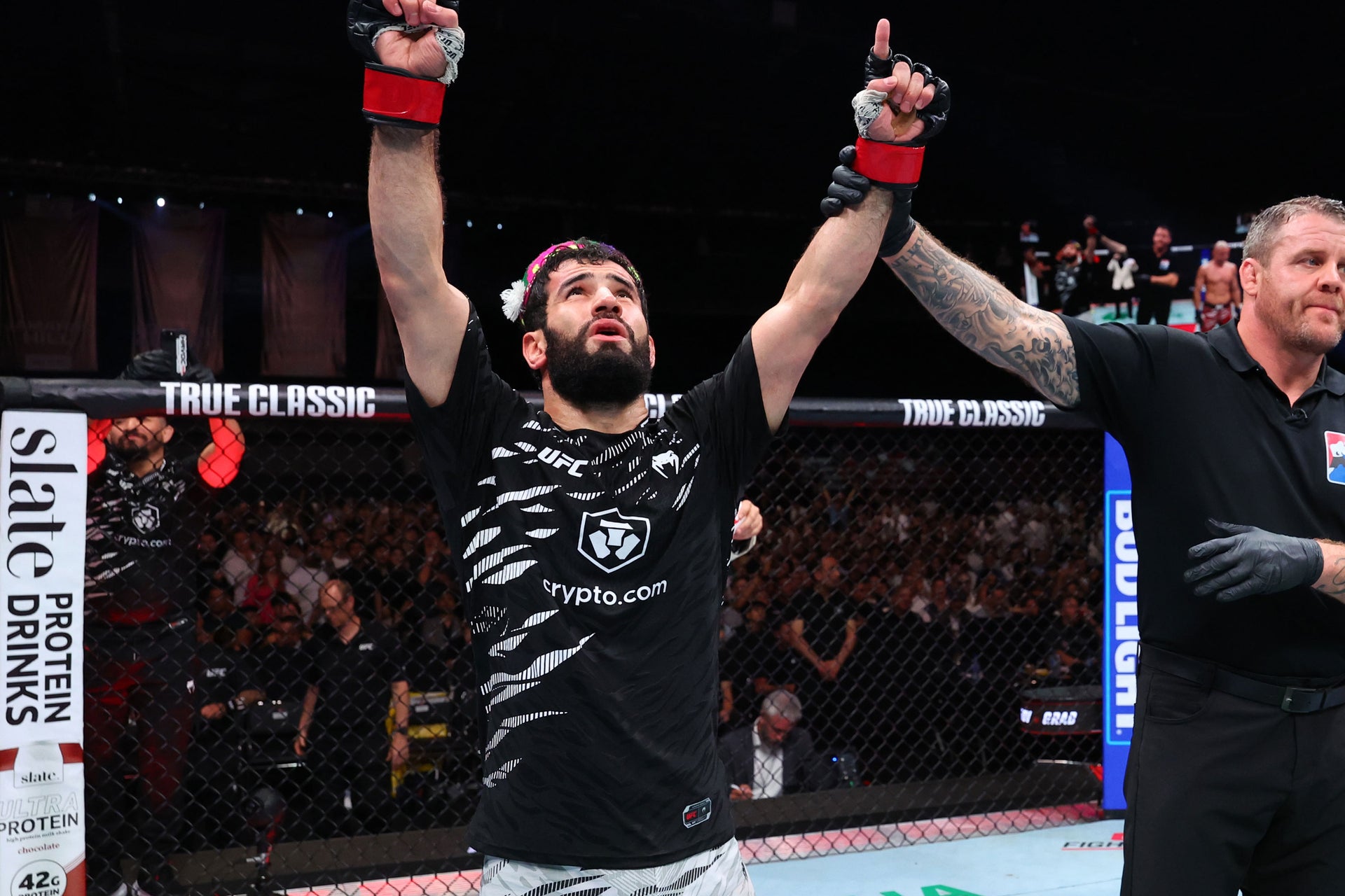 Muhammad Naimov Signed 1-of-1 Fight Issued Jersey UFC Fight Night: Hill vs Rountree Jr