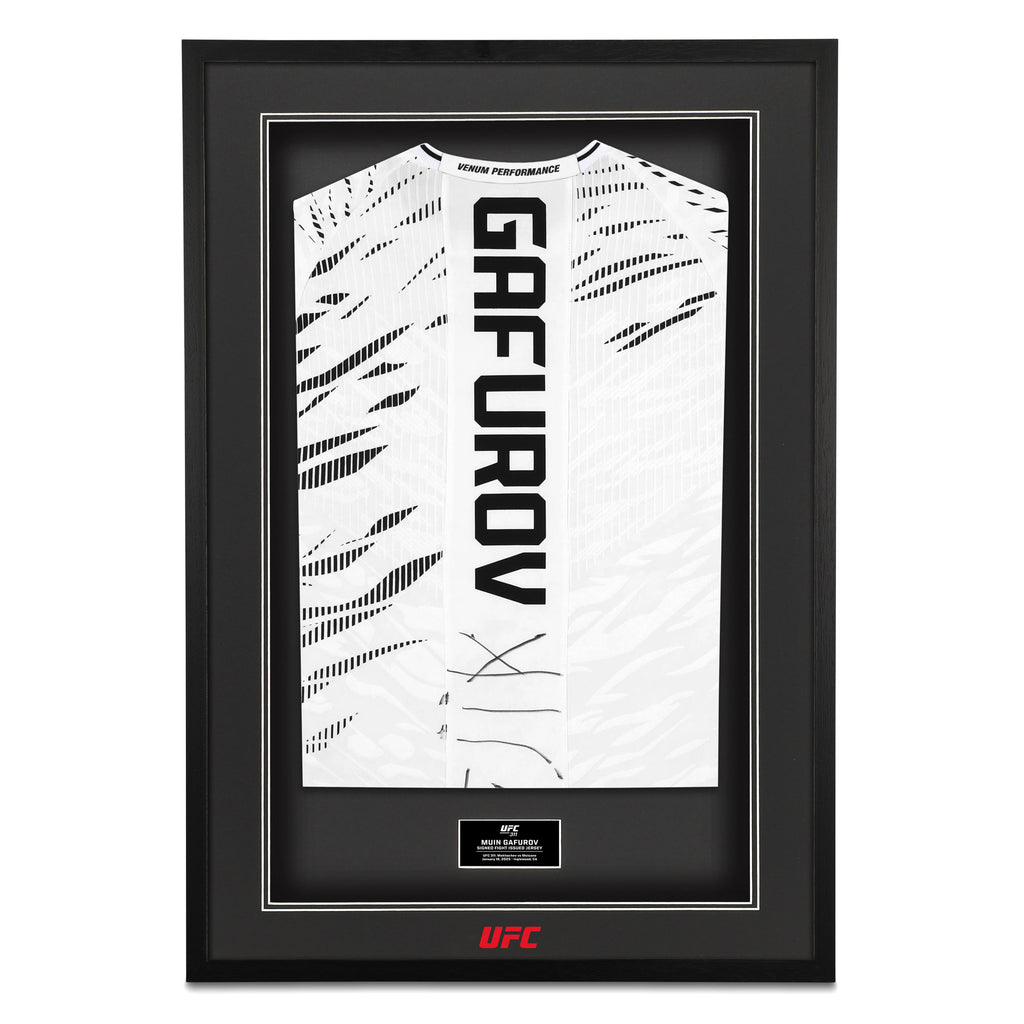 Muin Gafurov Signed 1-of-1 Fight Issued Jersey UFC 311: Makhachev vs Moicano