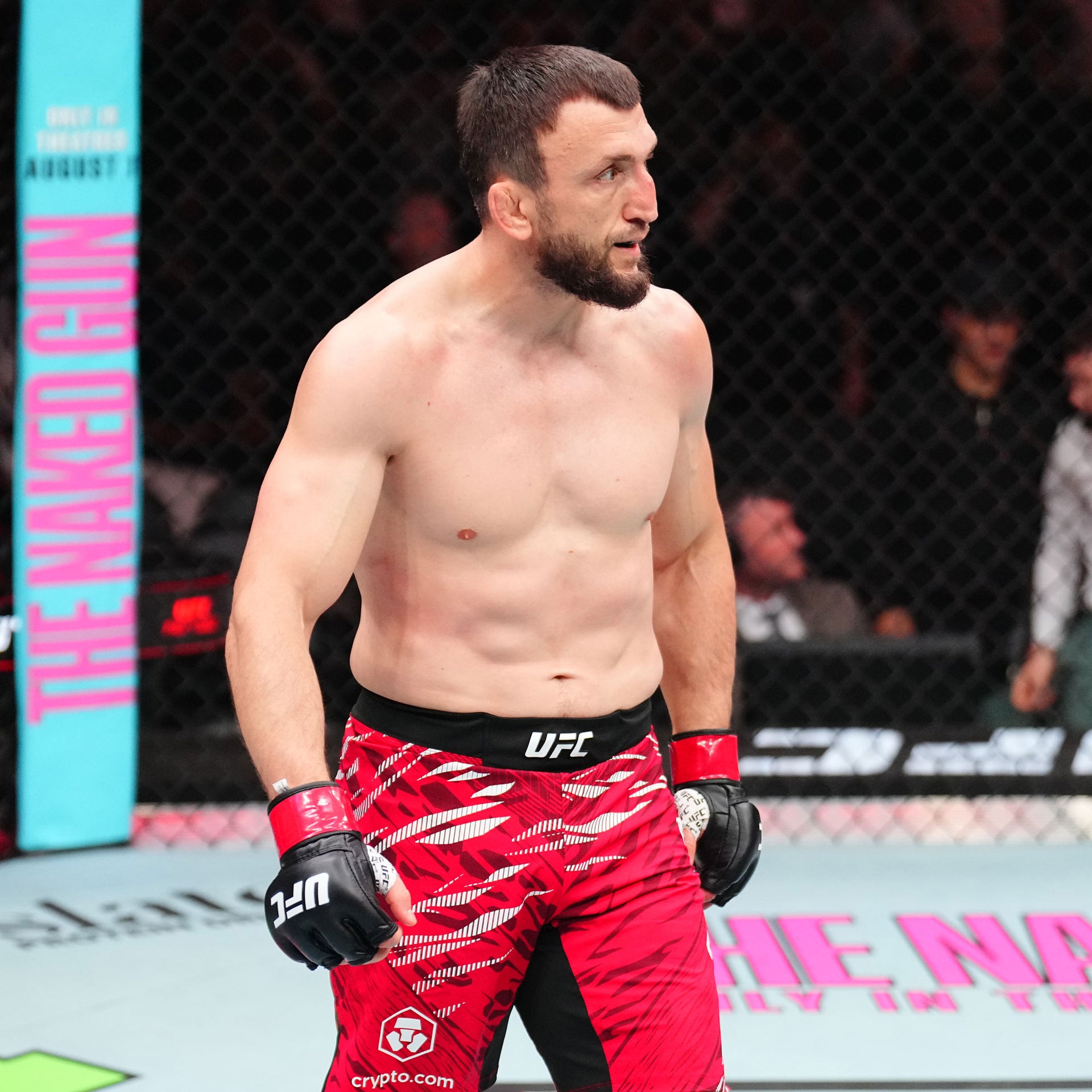 Muslim Salikhov Signed 1-of-1 Fight Worn Jersey UFC Fight Night: Whittaker vs De Ridder