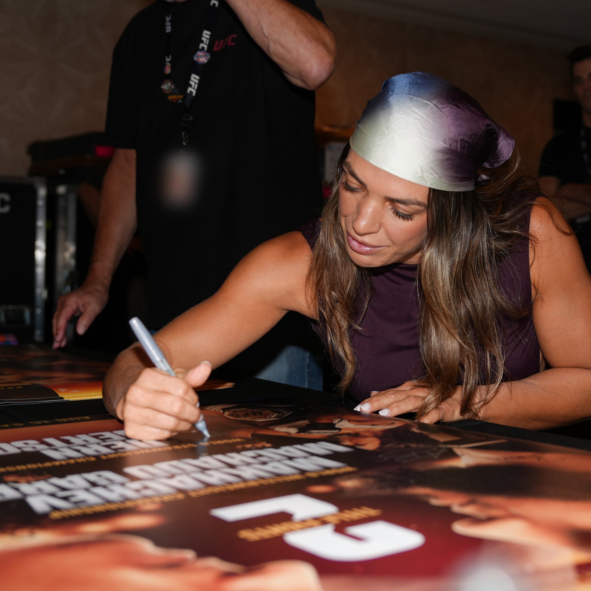 UFC 330: Makhachev vs Machado Garry Autographed Event Poster