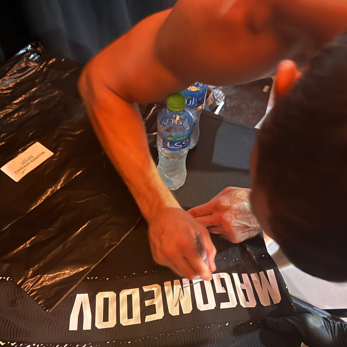 Abus Magomedov Signed 1-of-1 Fight Worn Jersey UFC 333: Volkanovski vs Evloev
