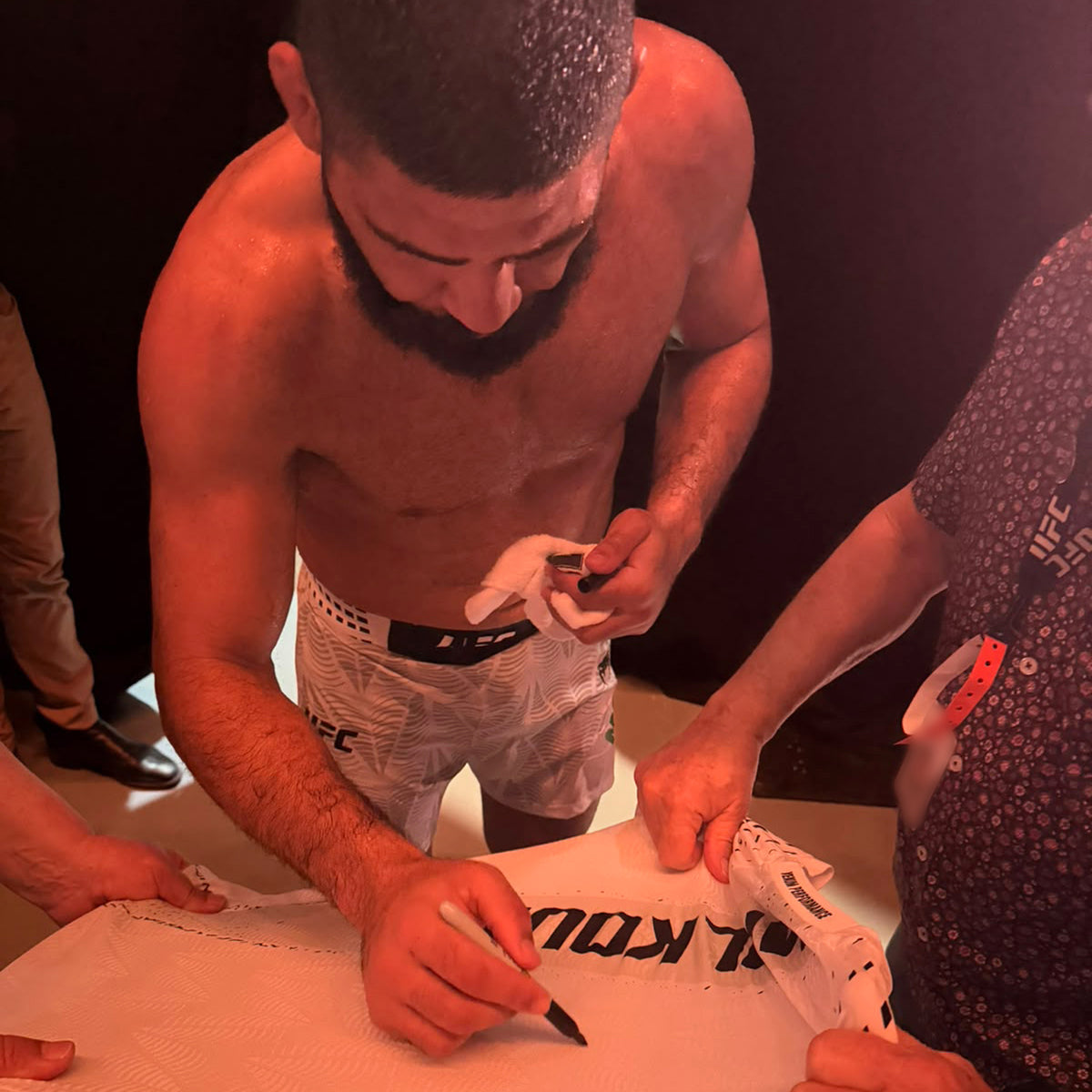 Jacob Malkoun Signed 1-of-1 Fight Worn Jersey UFC 333: Volkanovski vs Evloev