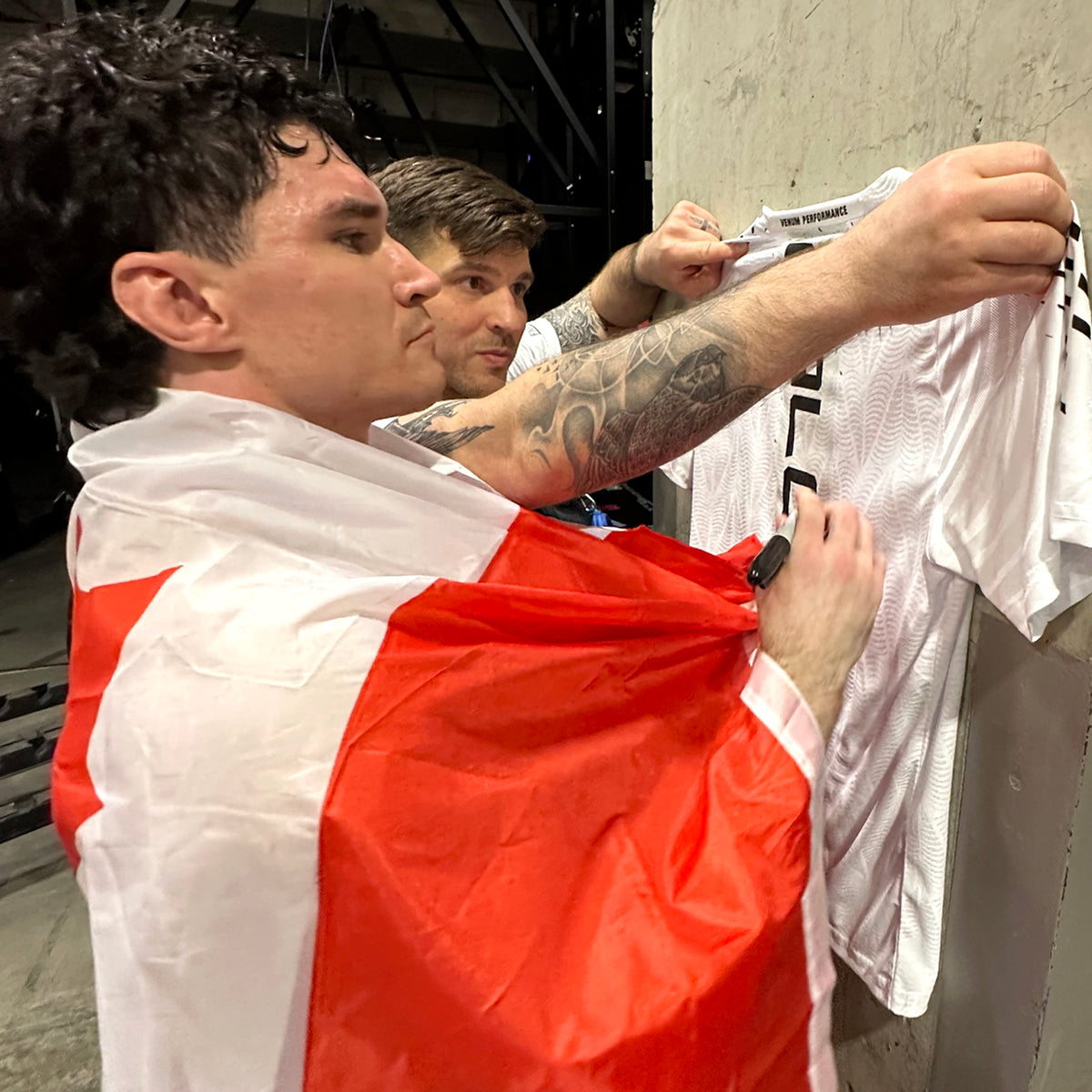 Mike Malott Signed 1-of-1 Fight Worn Jersey UFC Fight Night: Buckley vs Malott