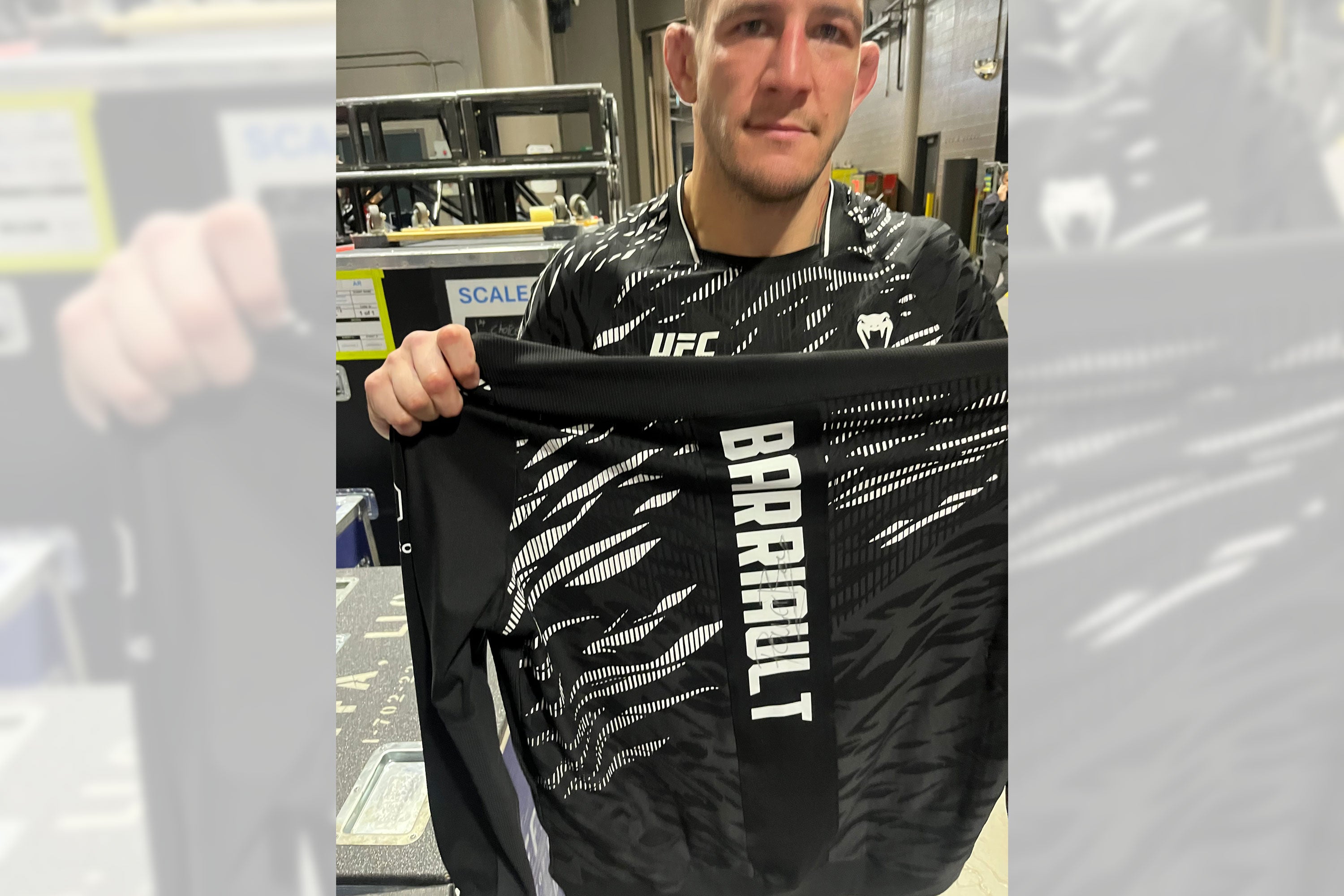 Marc-André Barriault Signed 1-of-1 Fight Issued Hoodie UFC 315: Muhammad vs Della Maddalena