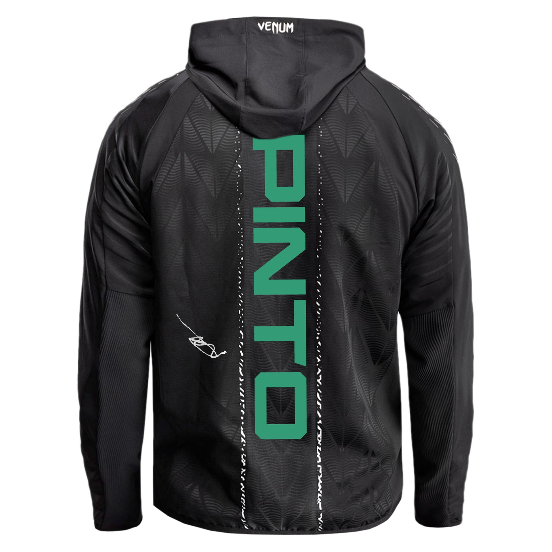Mario Pinto Signed 1-of-1 Fight Worn Hoodie UFC Fight Night: Evloev vs Murphy