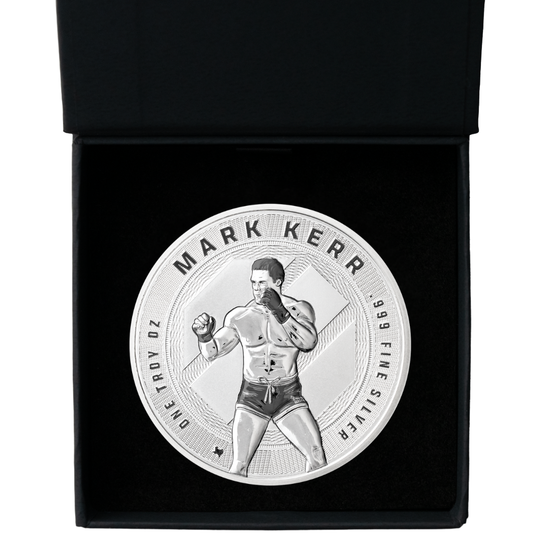 1 oz UFC Mark Kerr Silver Round (Reverse Proof)