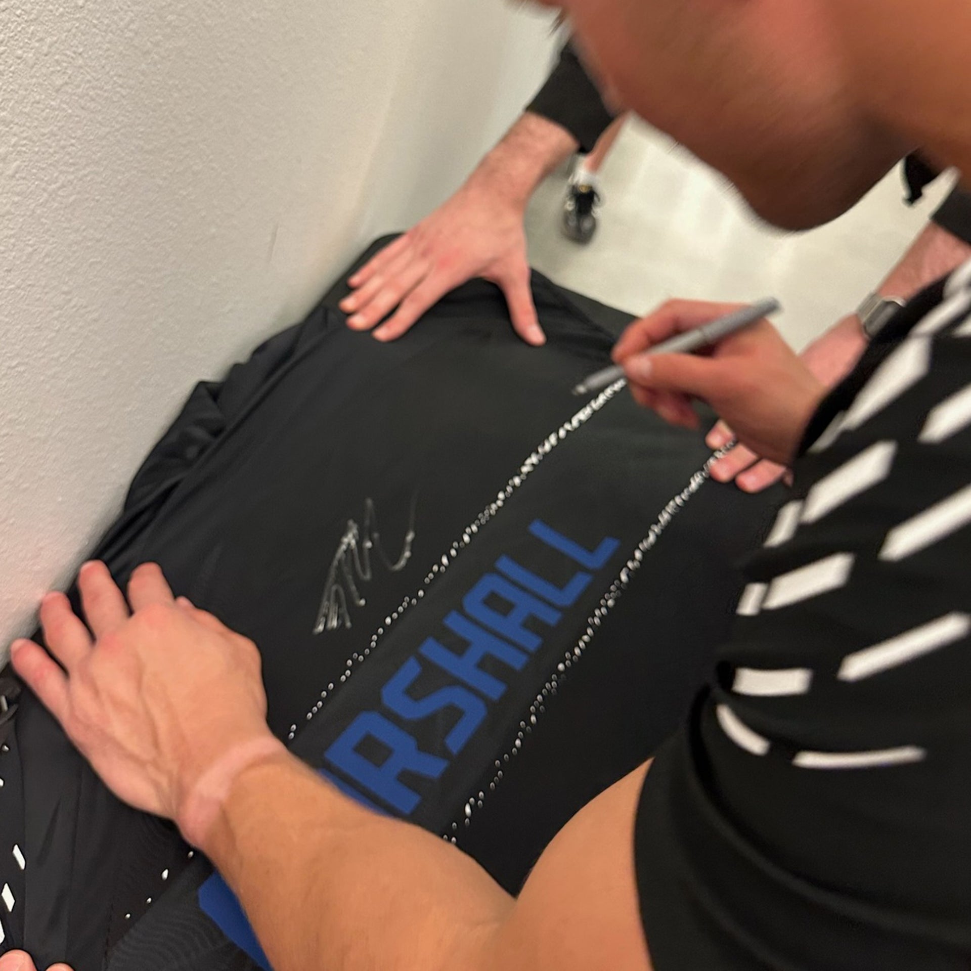 Francis Marshall Signed 1-of-1 Fight Worn Hoodie UFC Fight Night: Sterling vs Zalal