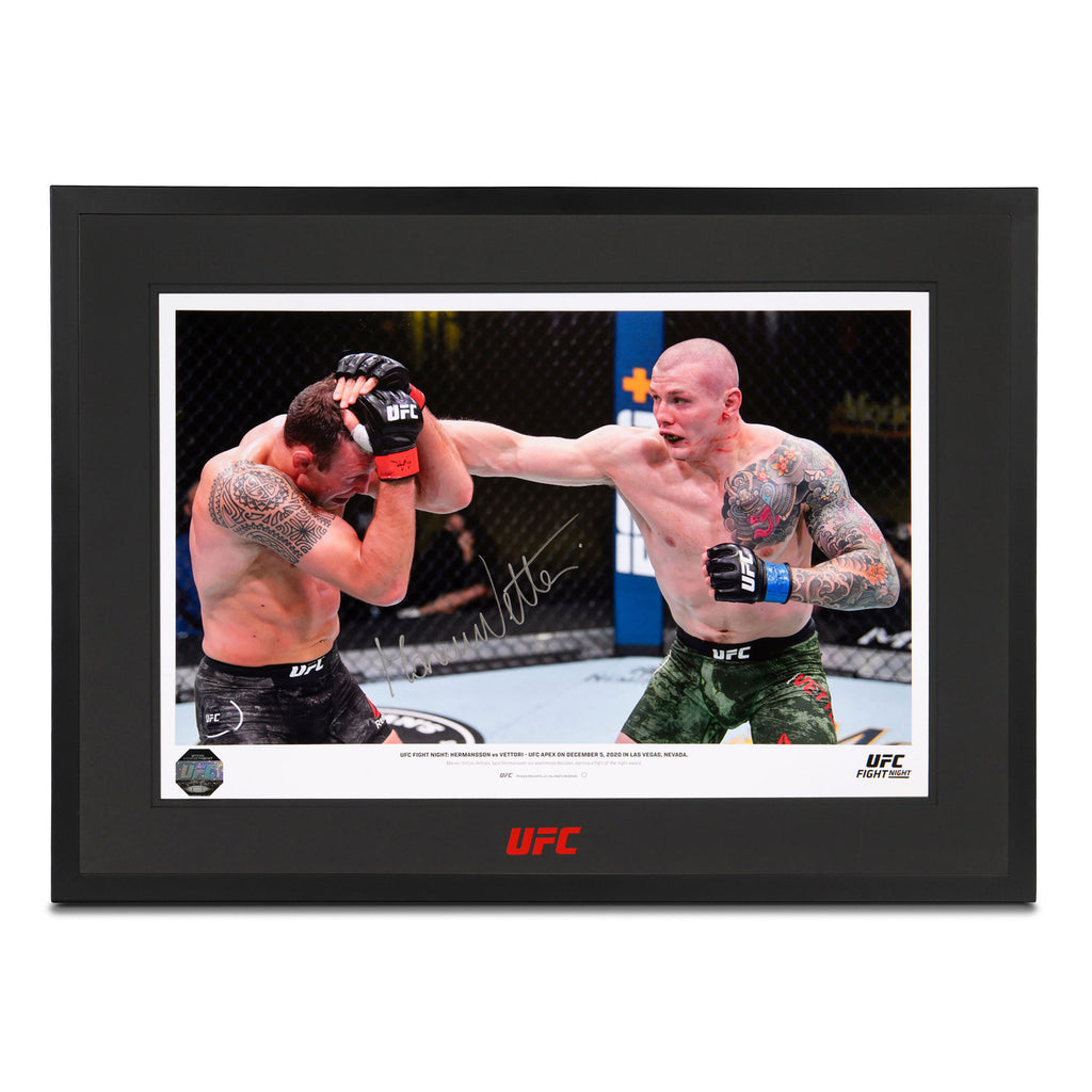 Marvin Vettori Signed Photo UFC Fight Night: Hermansson vs Vettori