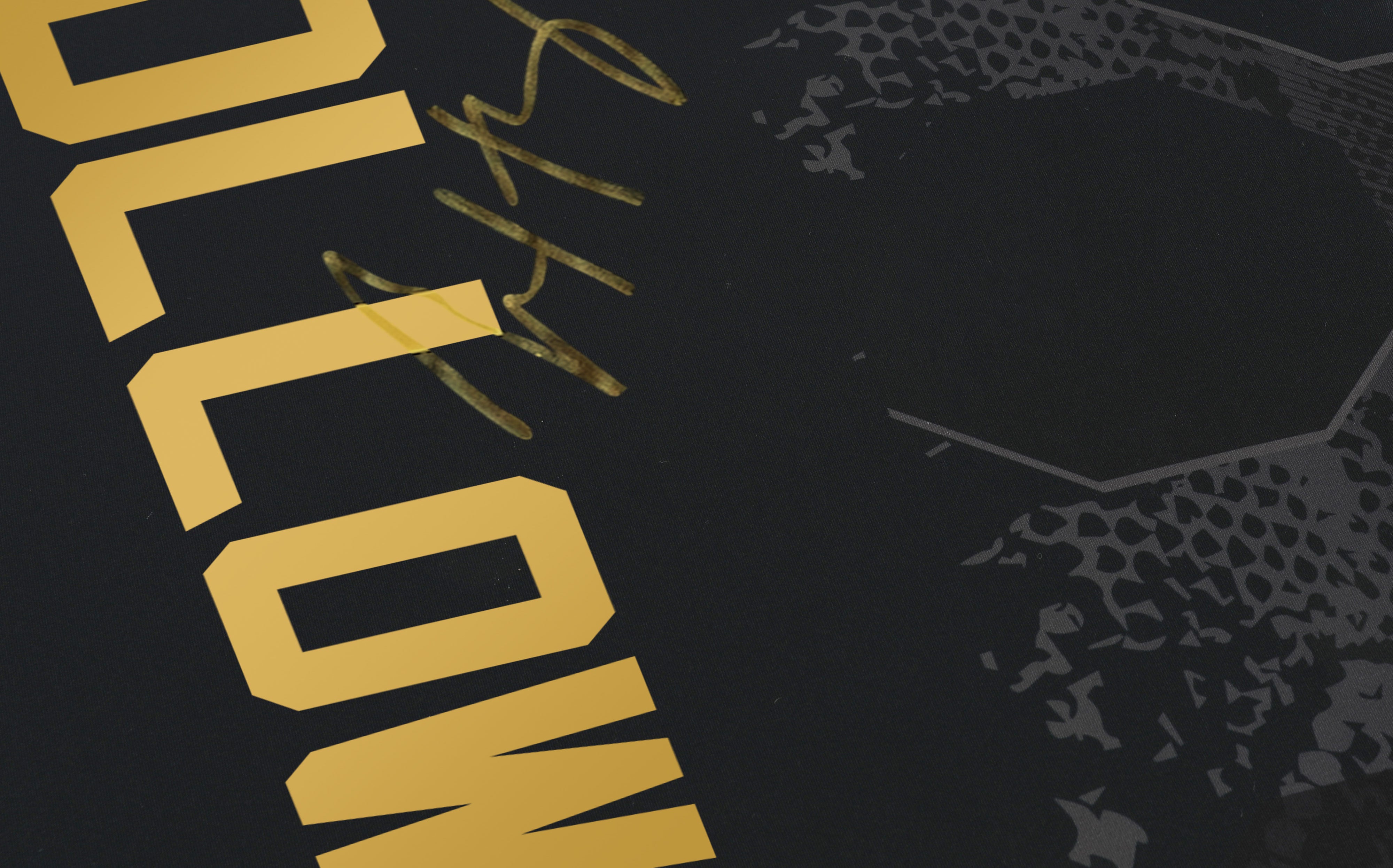 Max Holloway Signed Limited Edition Black & Gold Jersey