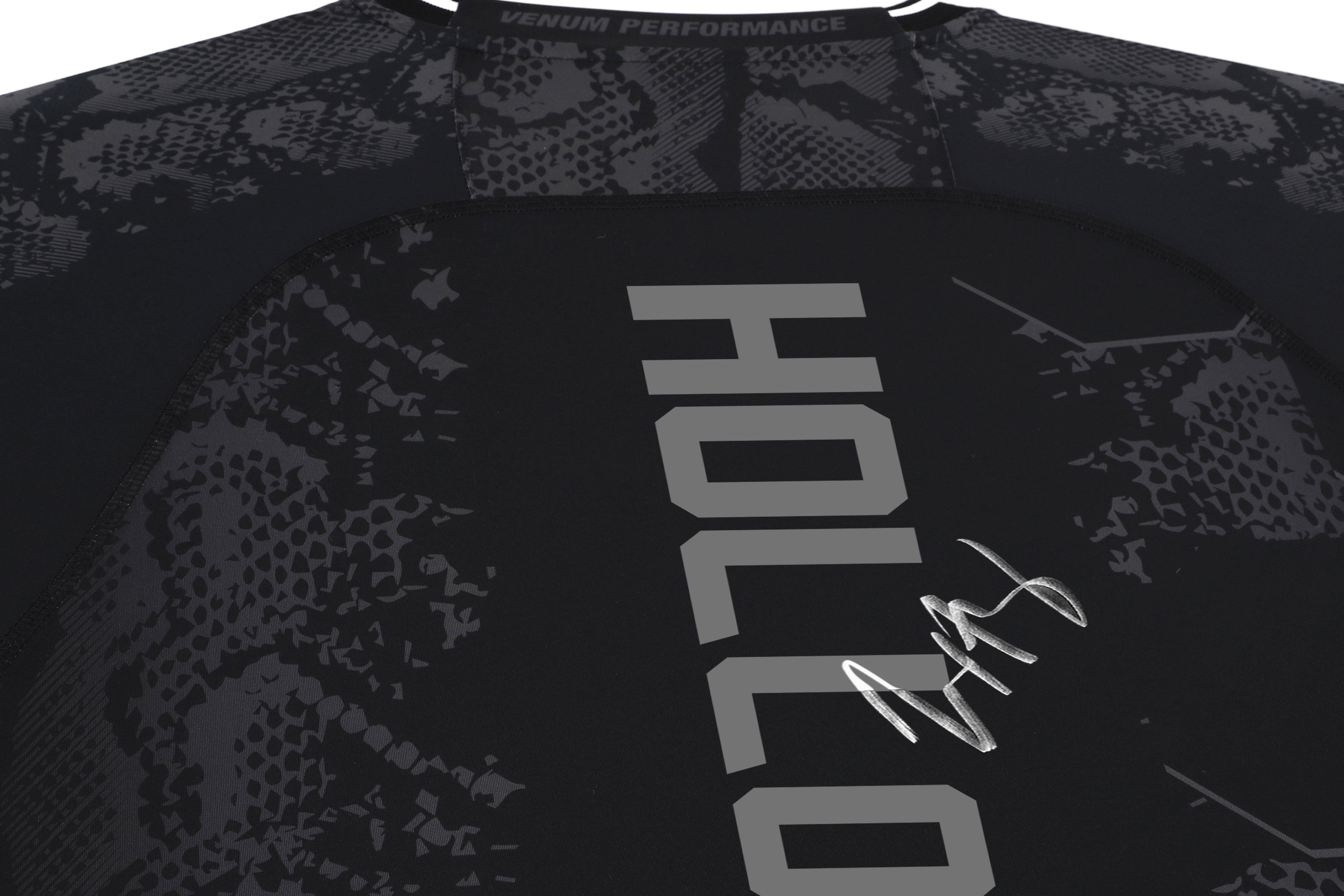 Max Holloway Signed Limited Edition Black & Grey Jersey