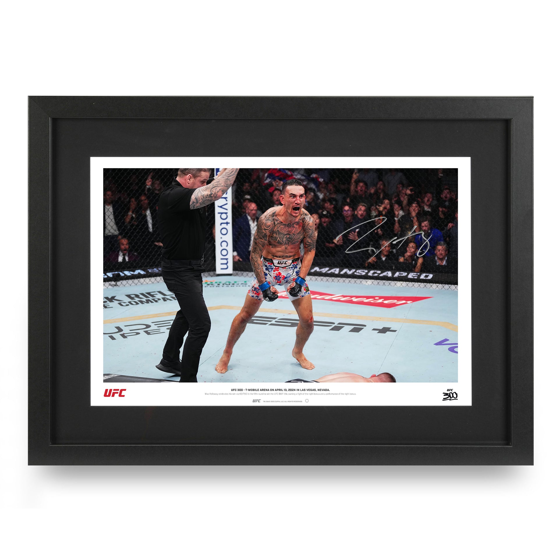 Max Holloway Signed Photo UFC 300