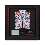 Max Holloway Limited Edition UFC 329 Venum Shorts & Canvas Display