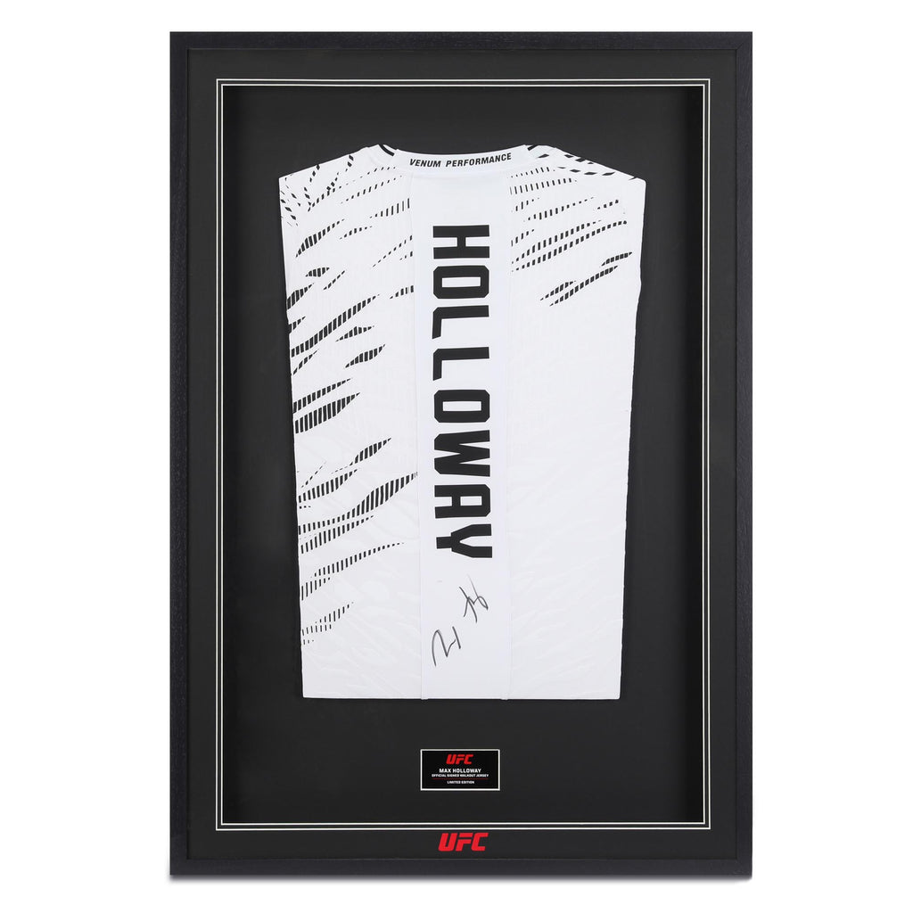 Max Holloway Signed Limited Edition Venum Fusion White Jersey