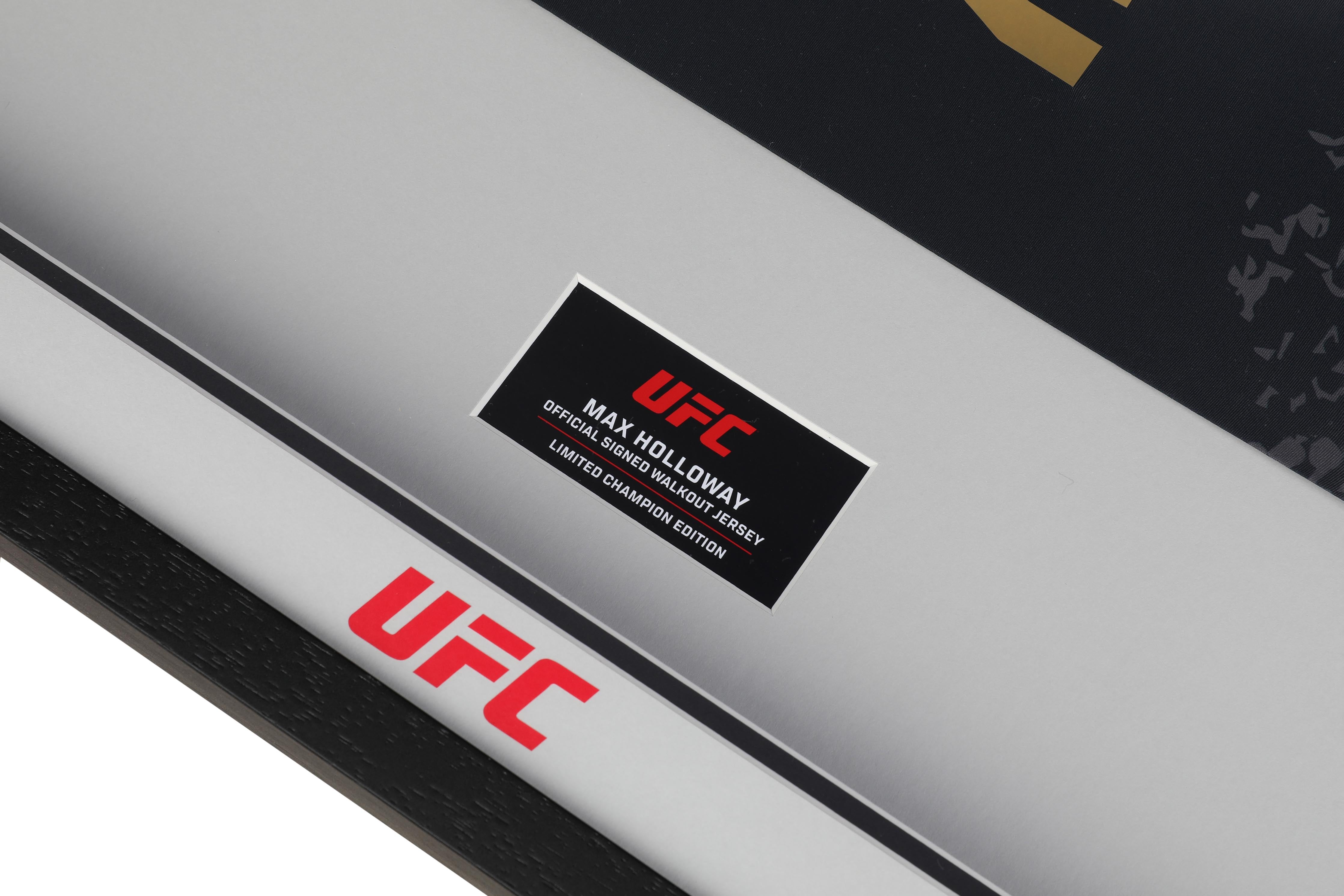 Max Holloway Signed Limited Edition Venum Adrenaline Champion Jersey