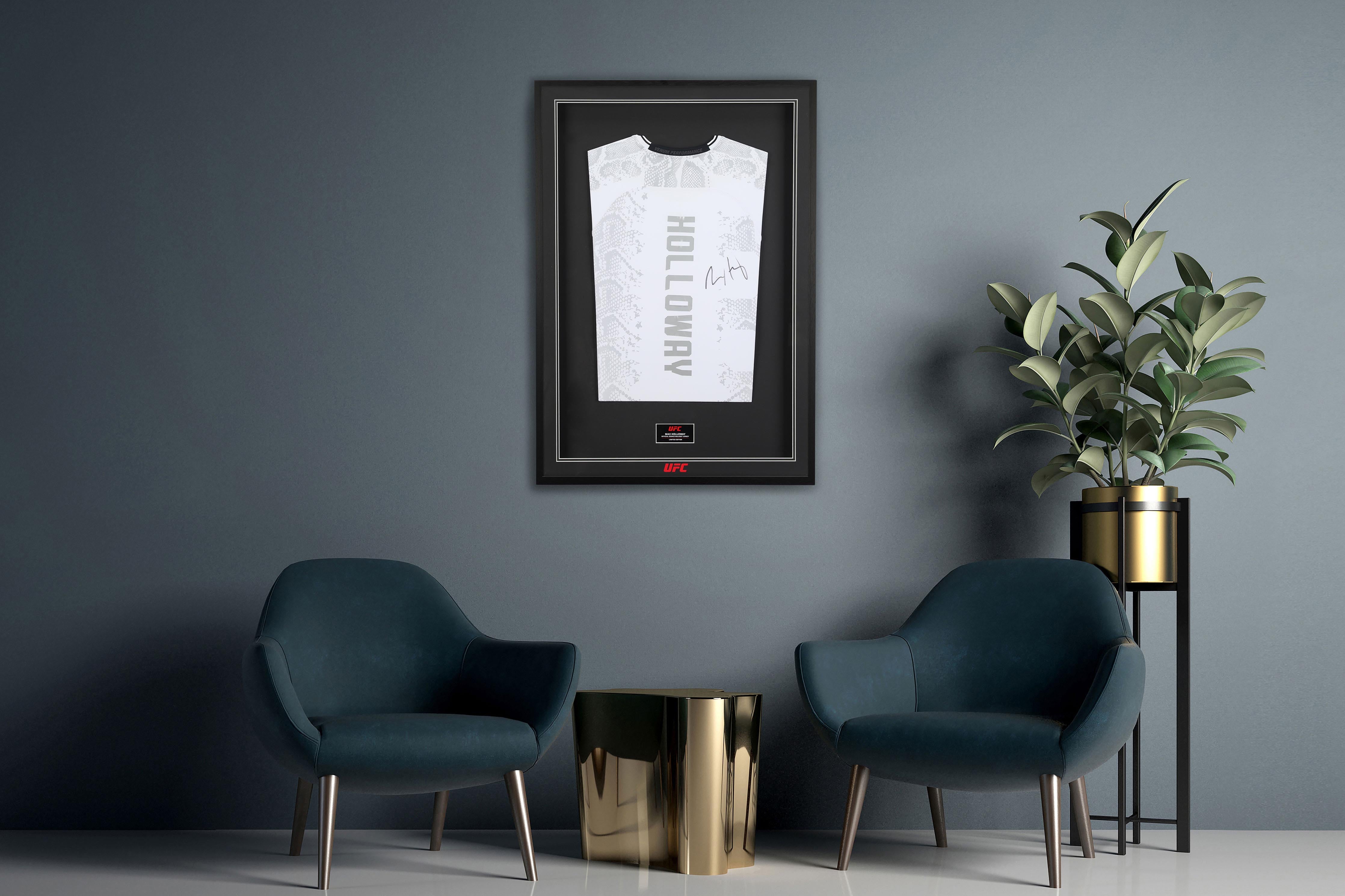 Max Holloway Signed Limited Edition White Venum Adrenaline Jersey