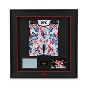 Max Holloway Limited Edition UFC 329 Venum Shorts & Canvas Display
