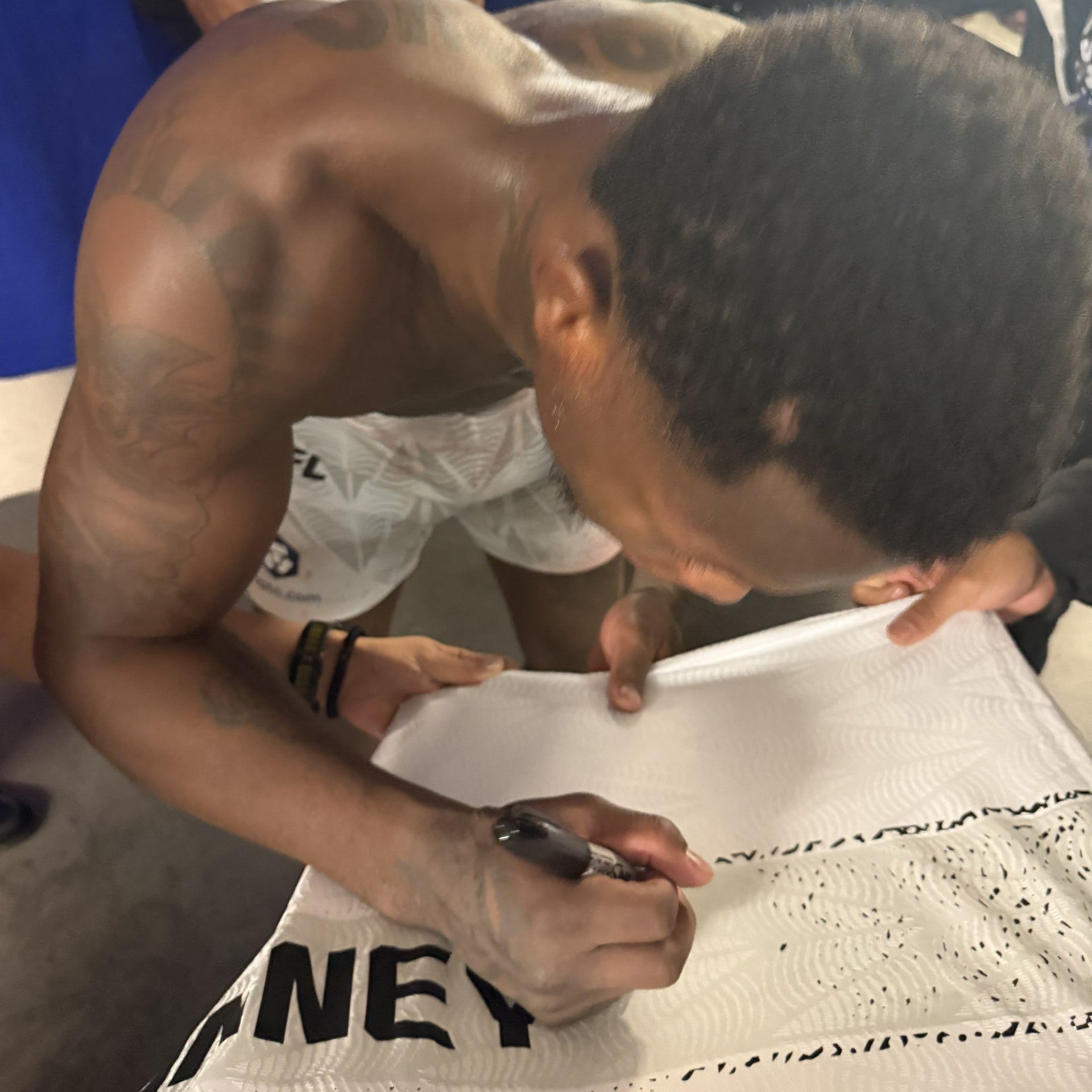 Terrance McKinney Signed 1-of-1 Fight Worn Jersey UFC 329: McGregor vs Holloway 2