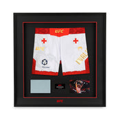 Merab Dvalishvili Limited Edition UFC 316 Venum Shorts & Canvas Display