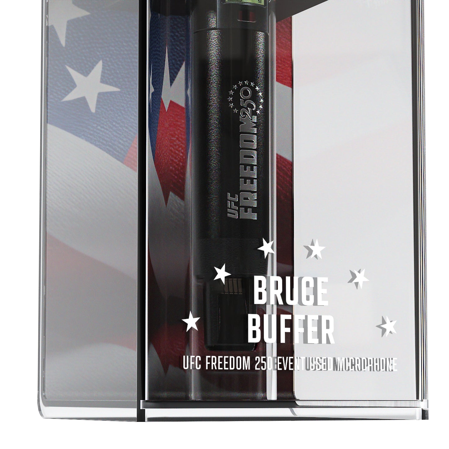 UFC Freedom 250: Topuria vs Gaethje Event Used Bruce Buffer Microphone
