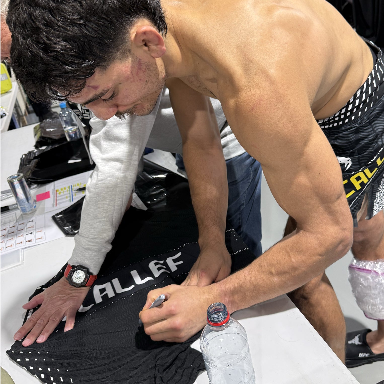 Jonathon Micallef Signed 1-of-1 Fight Worn Jersey UFC Fight Night: Della Maddalena vs Prates