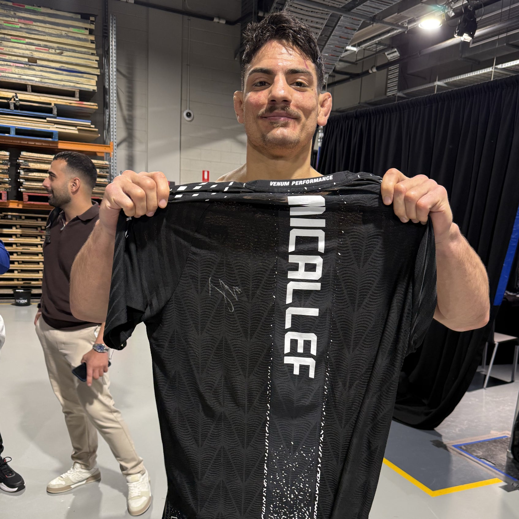 Jonathon Micallef Signed 1-of-1 Fight Worn Jersey UFC Fight Night: Della Maddalena vs Prates