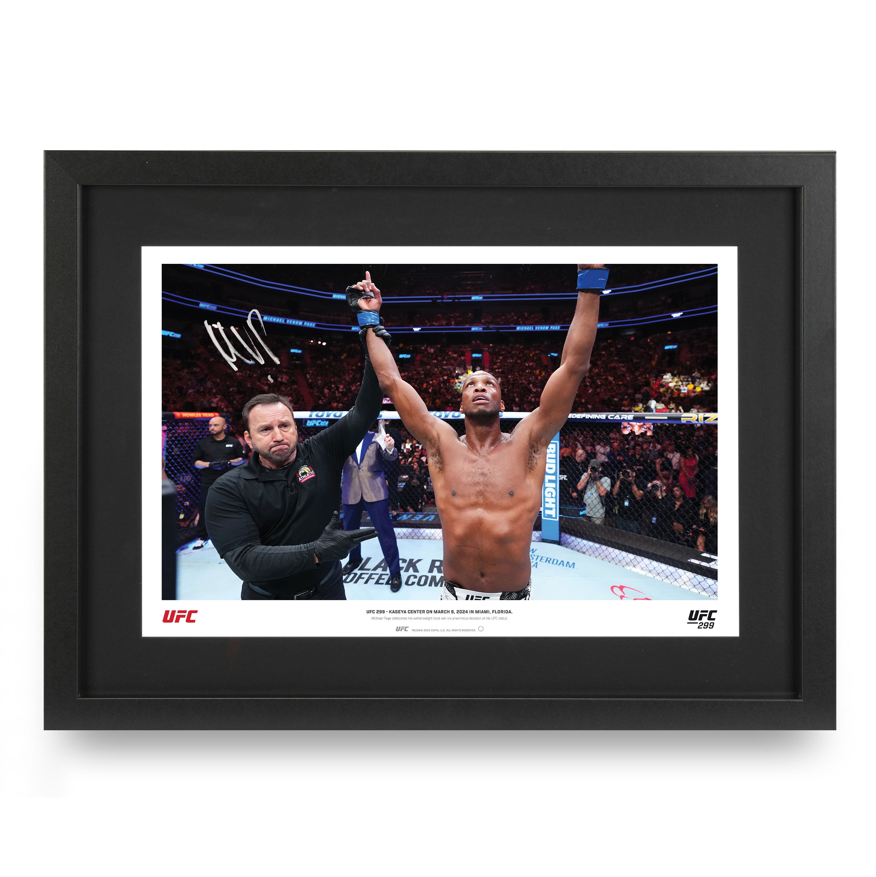 Michael Page Signed Photo UFC 299