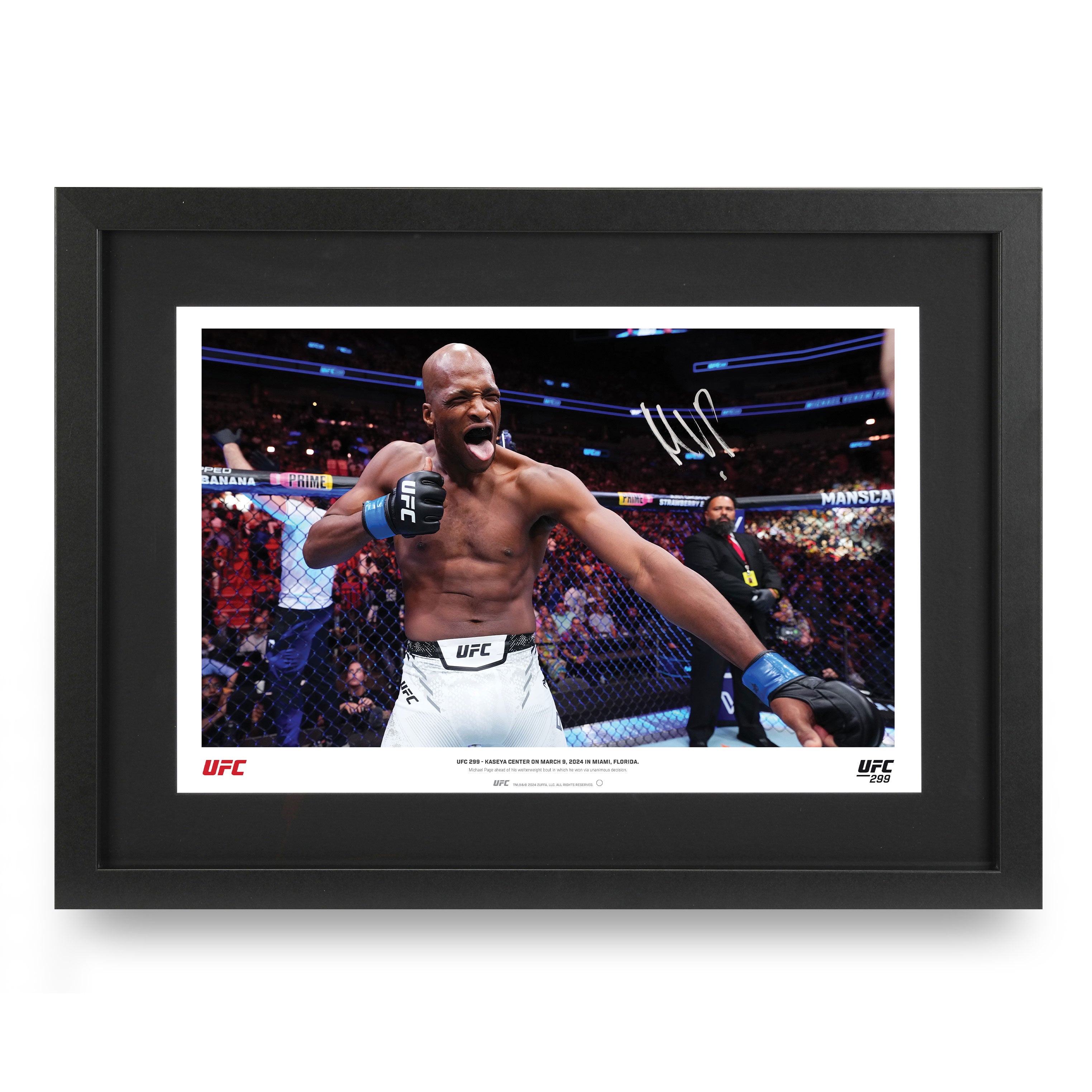 Michael Page Signed Photo UFC 299