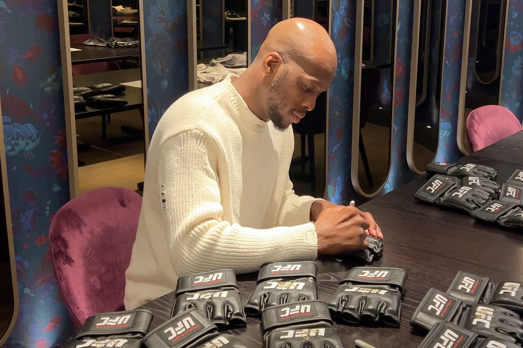 Michael Page Signed Official UFC Gloves