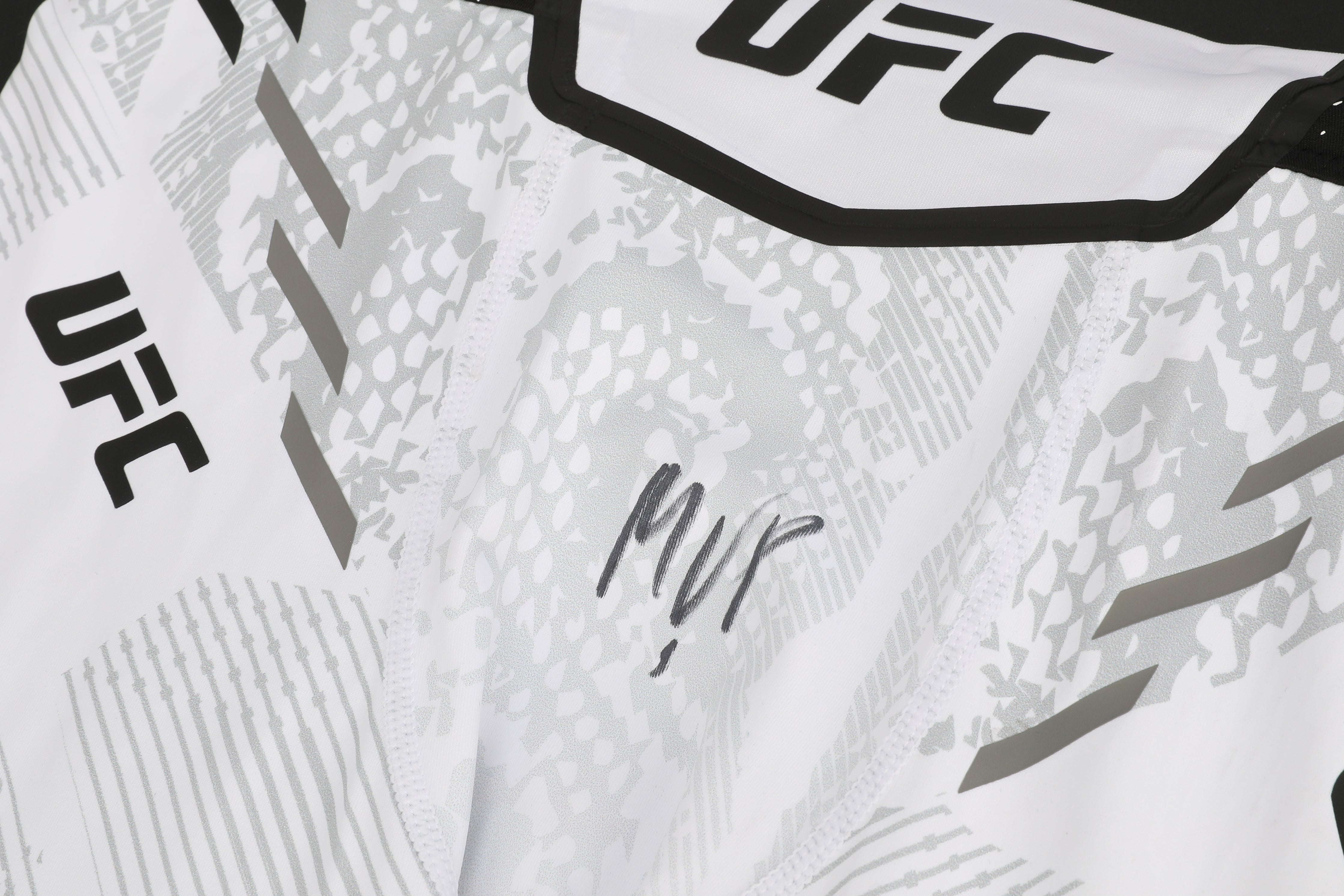 Michael Page White Venum Fight Night Adrenaline Shorts