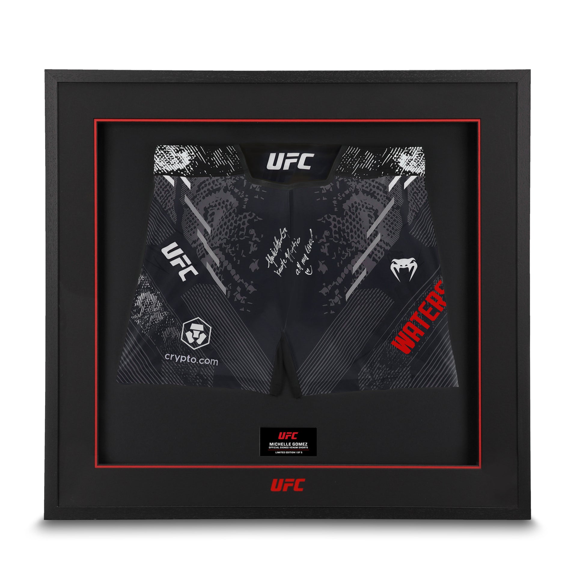 Michelle Waterson Signed UFC Adrenaline Venum Shorts