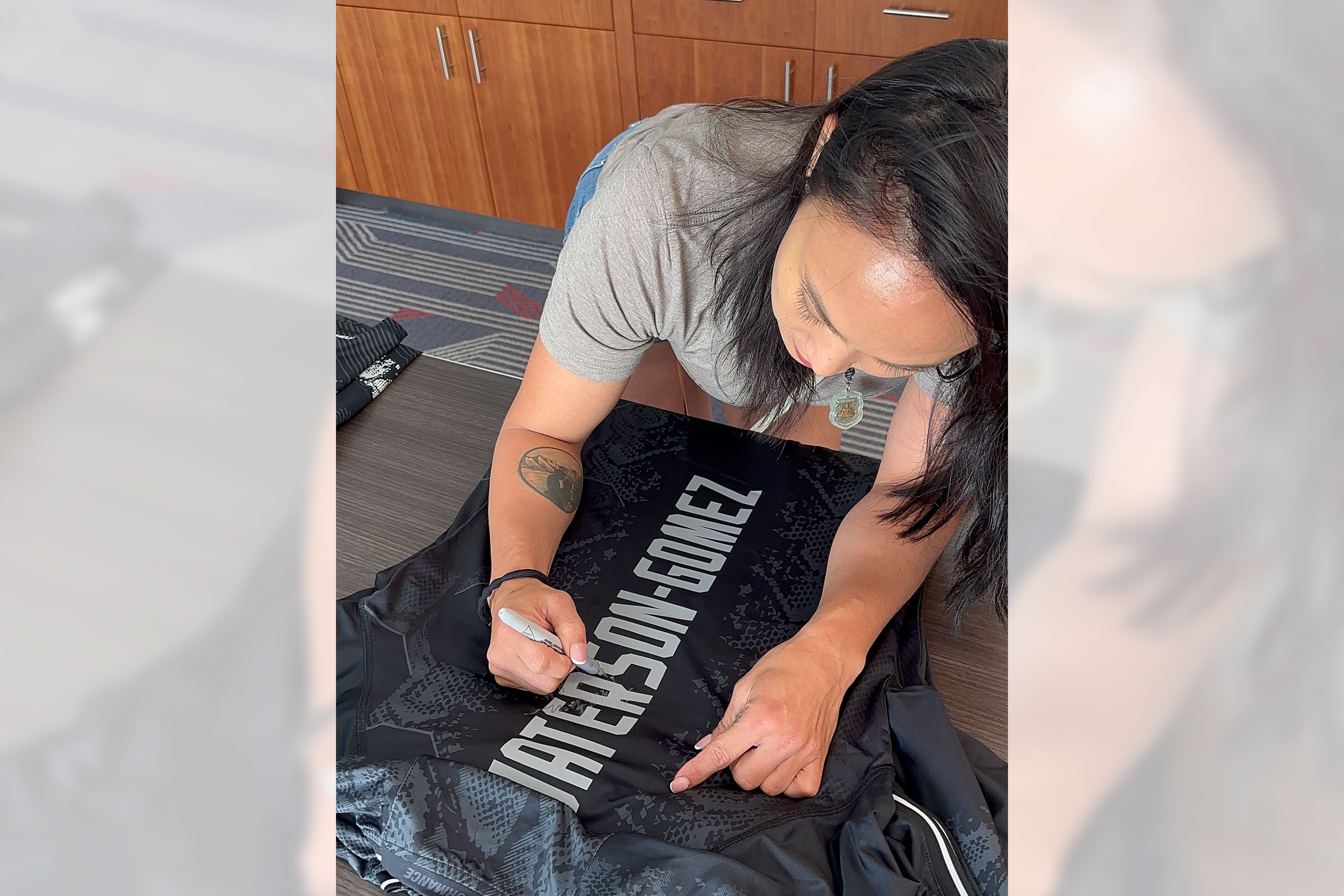 Michelle Waterson Signed Limited Edition Black Jersey