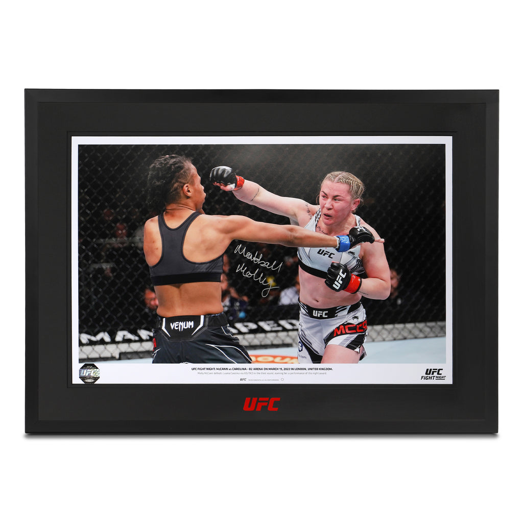 Molly McCann Signed Photo UFC Fight Night: Volkov vs Aspinall