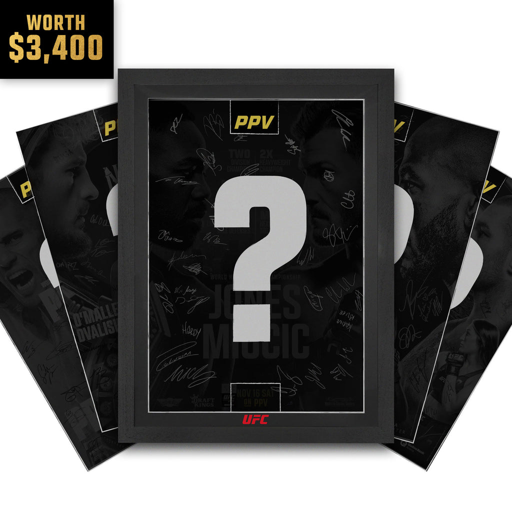 Mystery Autographed Event Posters - 5 PPVs