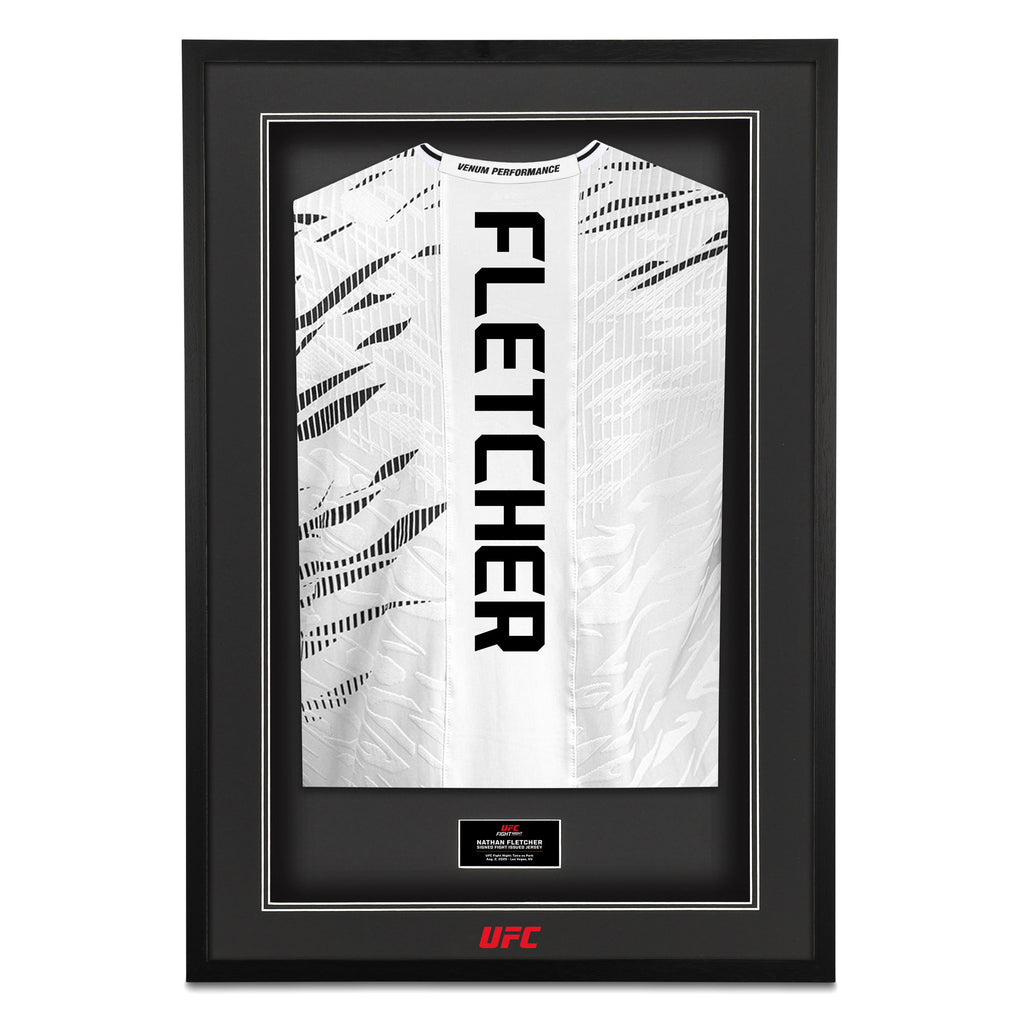 Nathan Fletcher Signed 1-of-1 Fight Worn Jersey UFC Fight Night: Taira vs Park