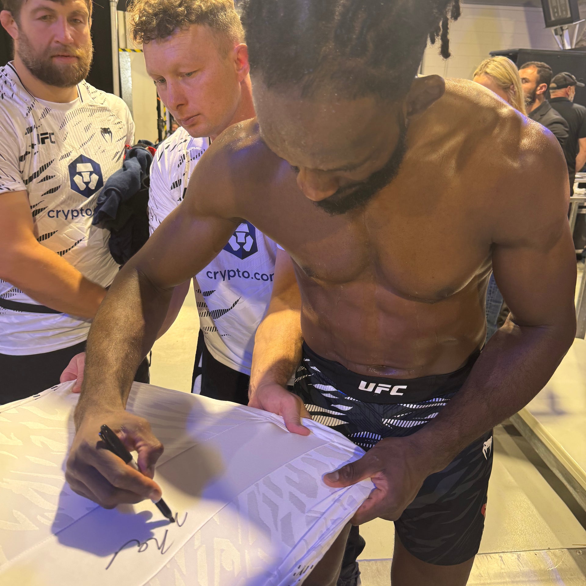 Neil Magny Signed 1-of-1 Fight Worn Jersey UFC Fight Night: Ulberg vs Reyes